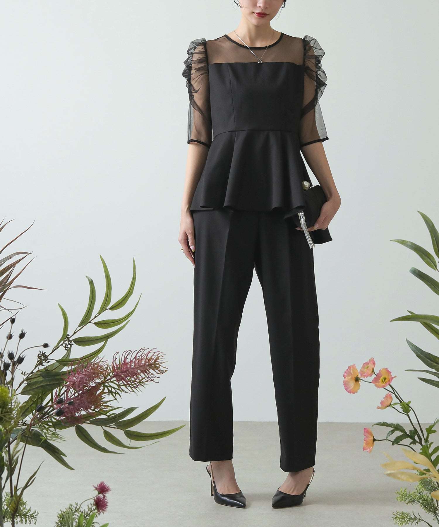 身長 167cm / 着用サイズ M / ブラック