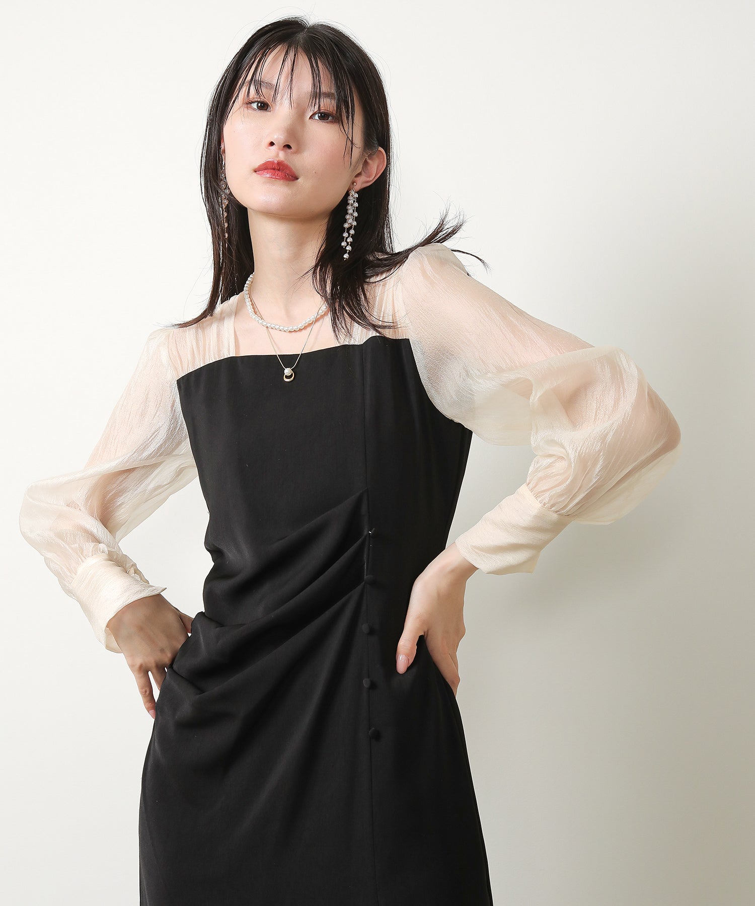 モデル身長:167cm 着用サイズ:M