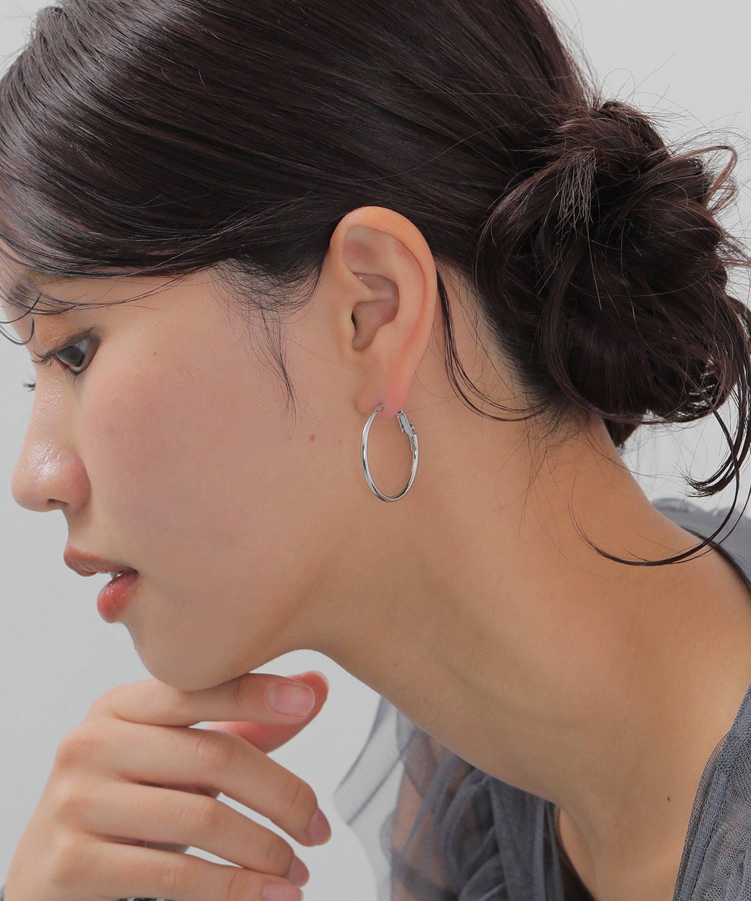 ライン フープ ピアス パーティー 結婚式 お呼ばれ オケージョン