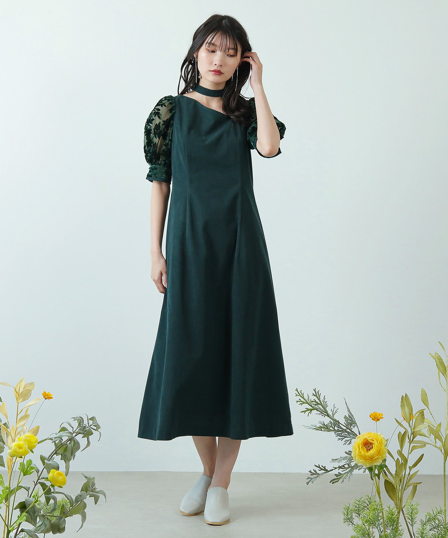 身長 167cm / 着用サイズ M / グリーン