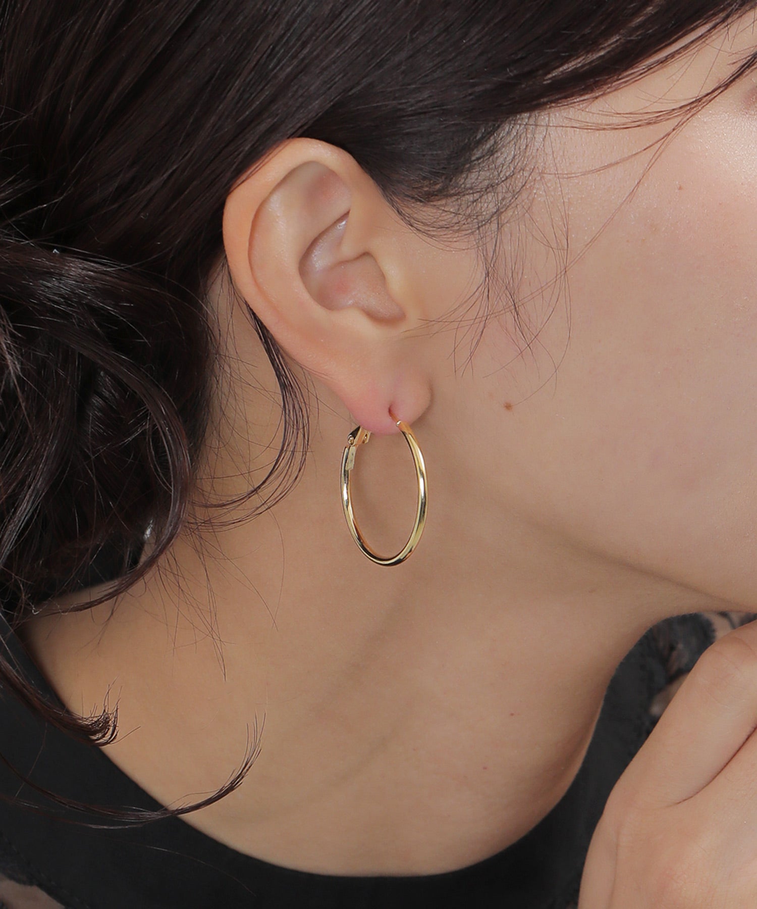 ライン フープ ピアス パーティー 結婚式 お呼ばれ オケージョン