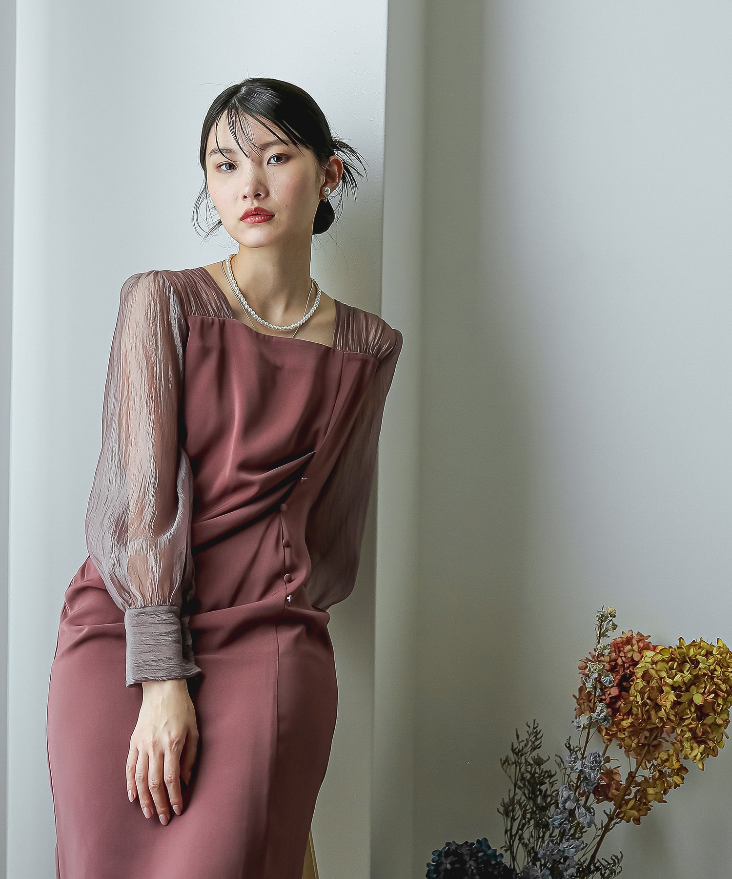 モデル身長:167cm 着用サイズ:M