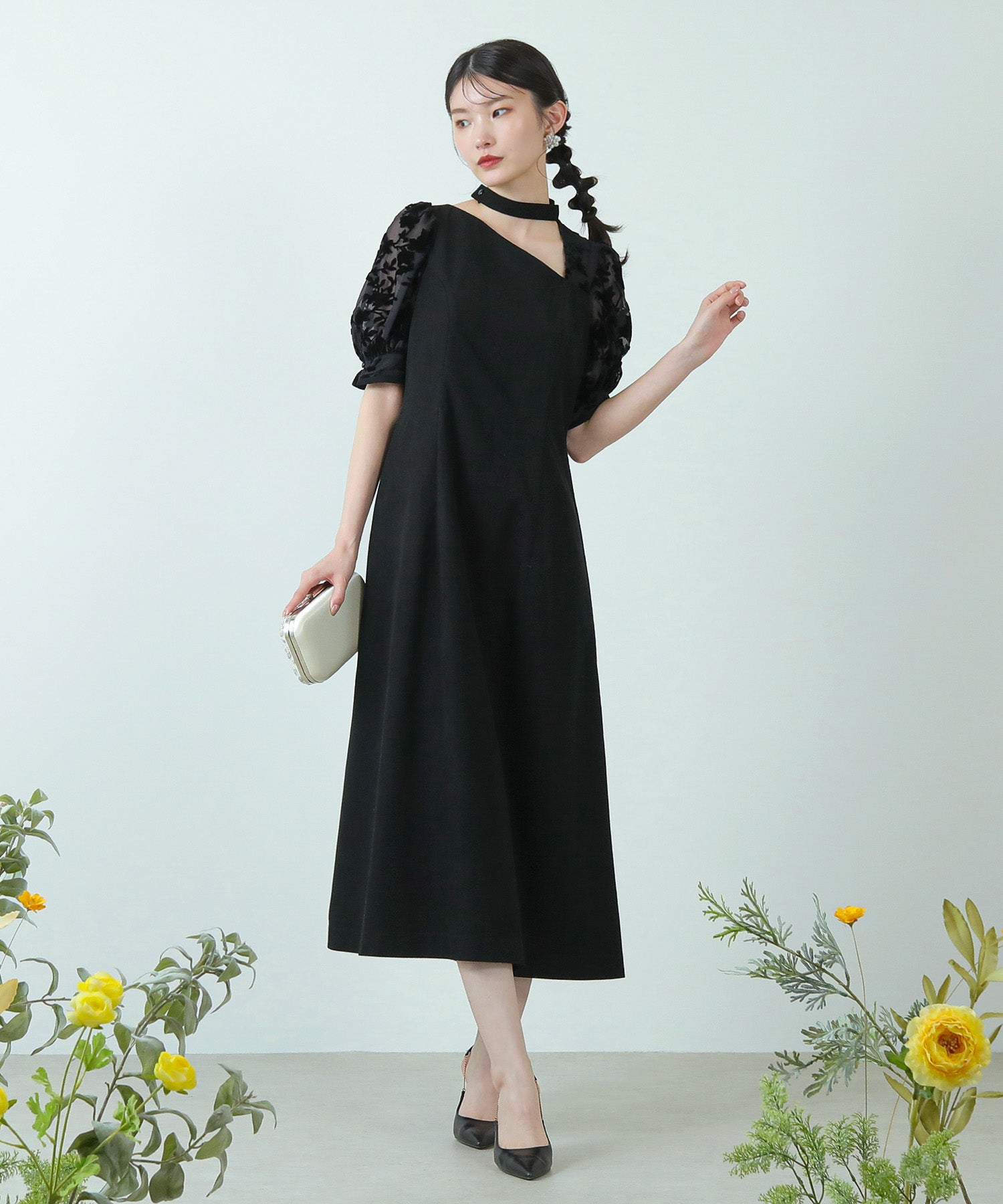 身長 167cm / 着用サイズ M / ブラック