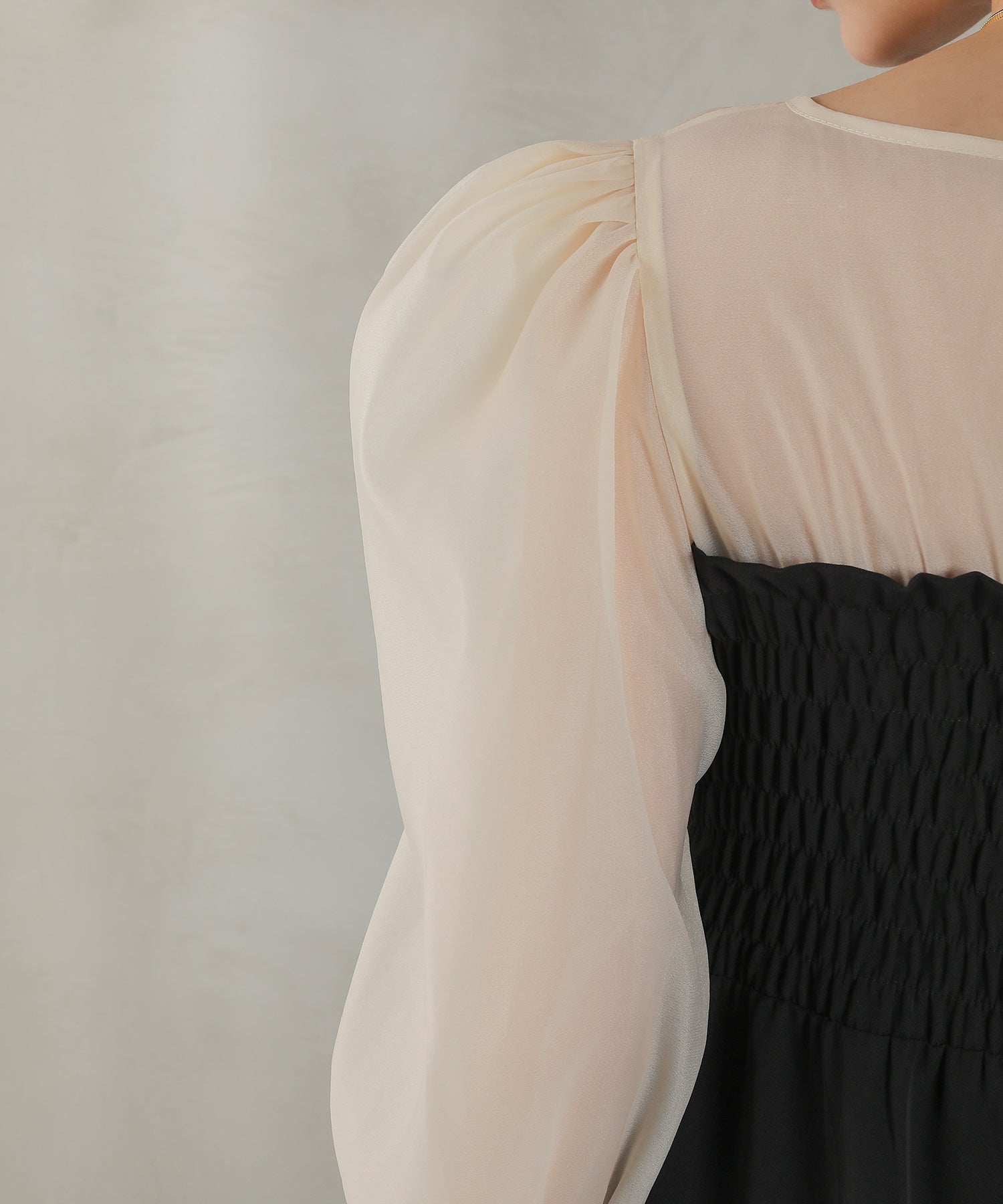 ビスチェペプラムトップス パンツ セットアップ