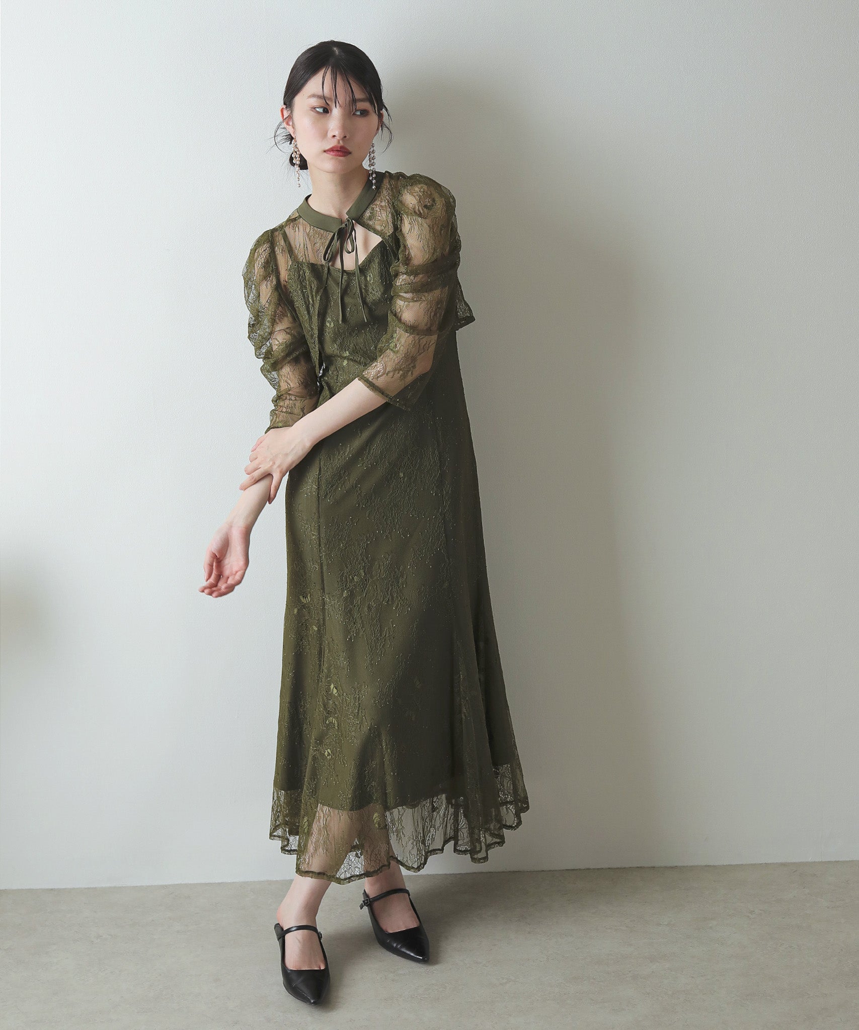 3way レースボレロセット 結婚式 オケージョン ドレス