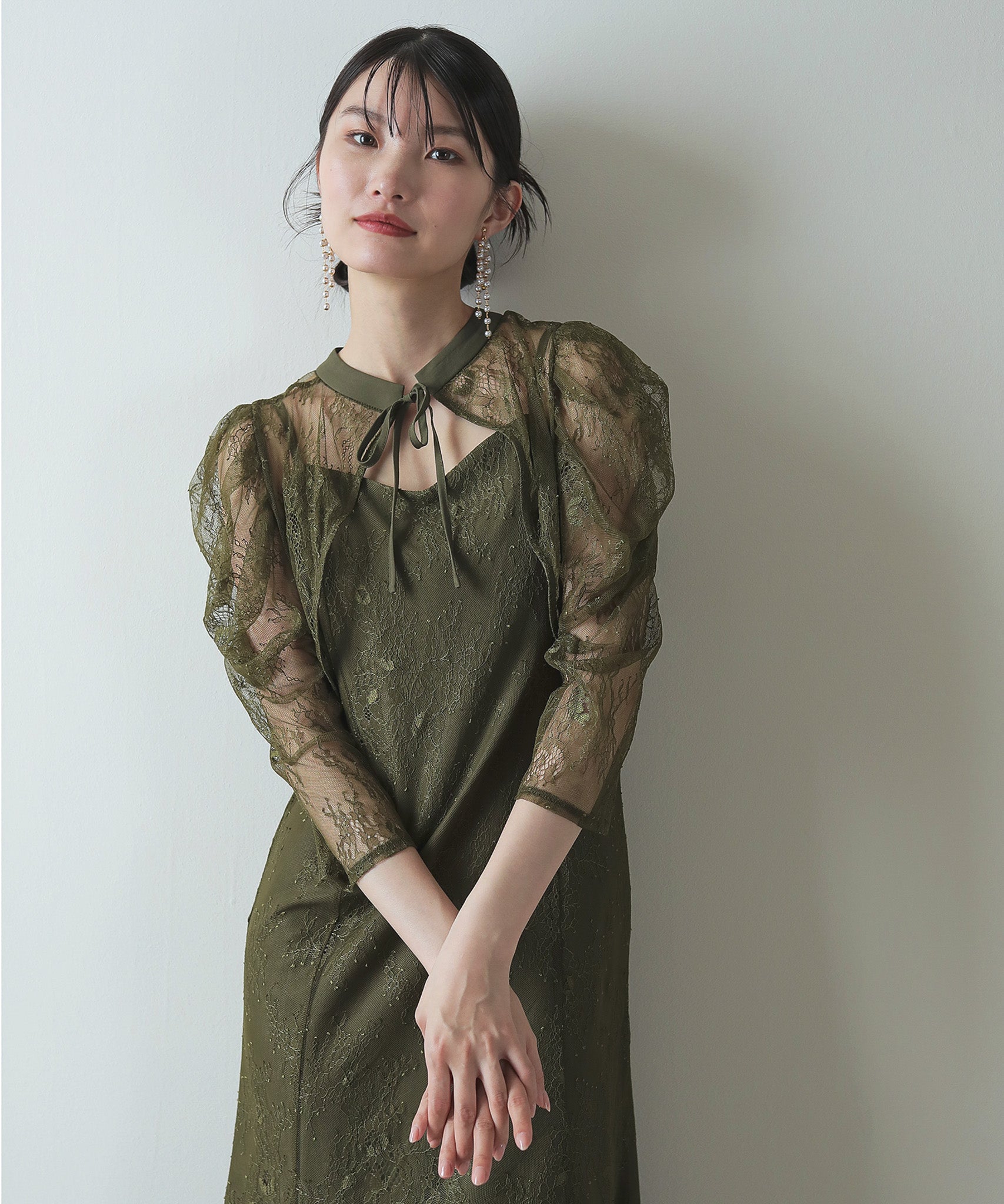 3way レースボレロセット 結婚式 オケージョン ドレス