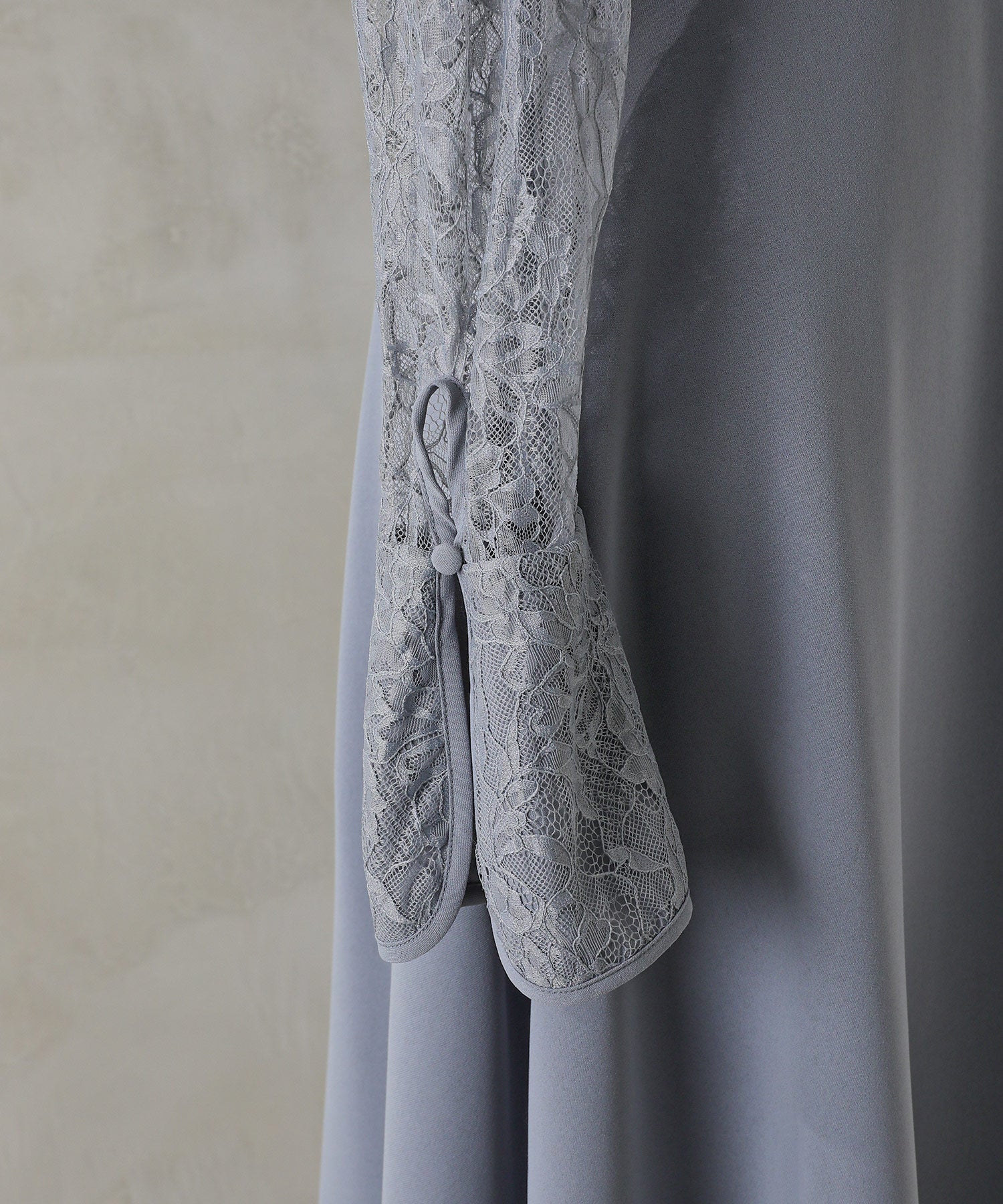 フラワー レース トライアングルデザイン ワンピース ドレス