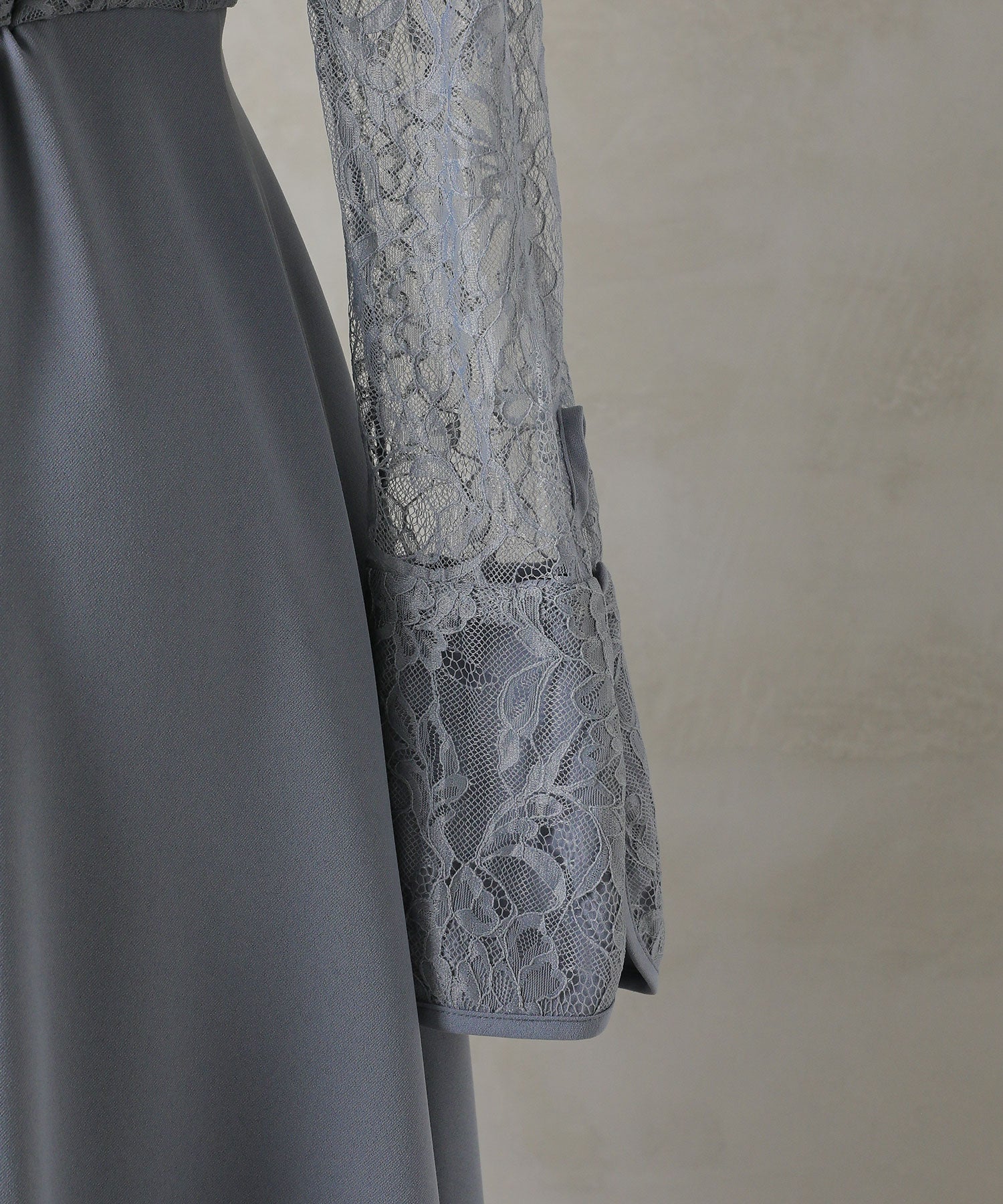 フラワー レース トライアングルデザイン ワンピース ドレス