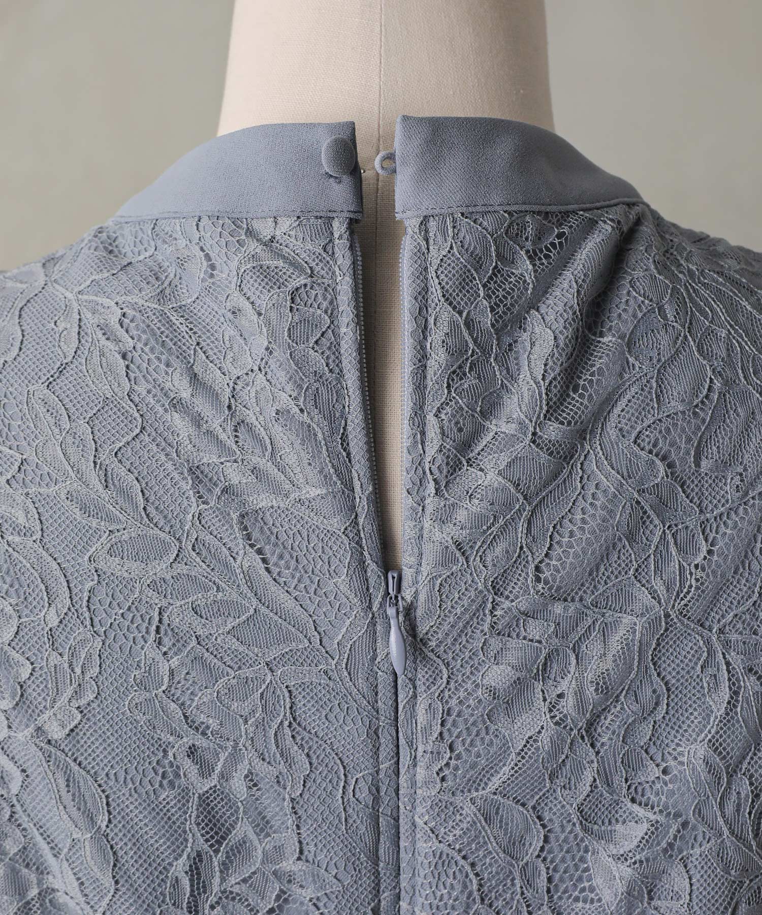 フラワー レース トライアングルデザイン ワンピース ドレス