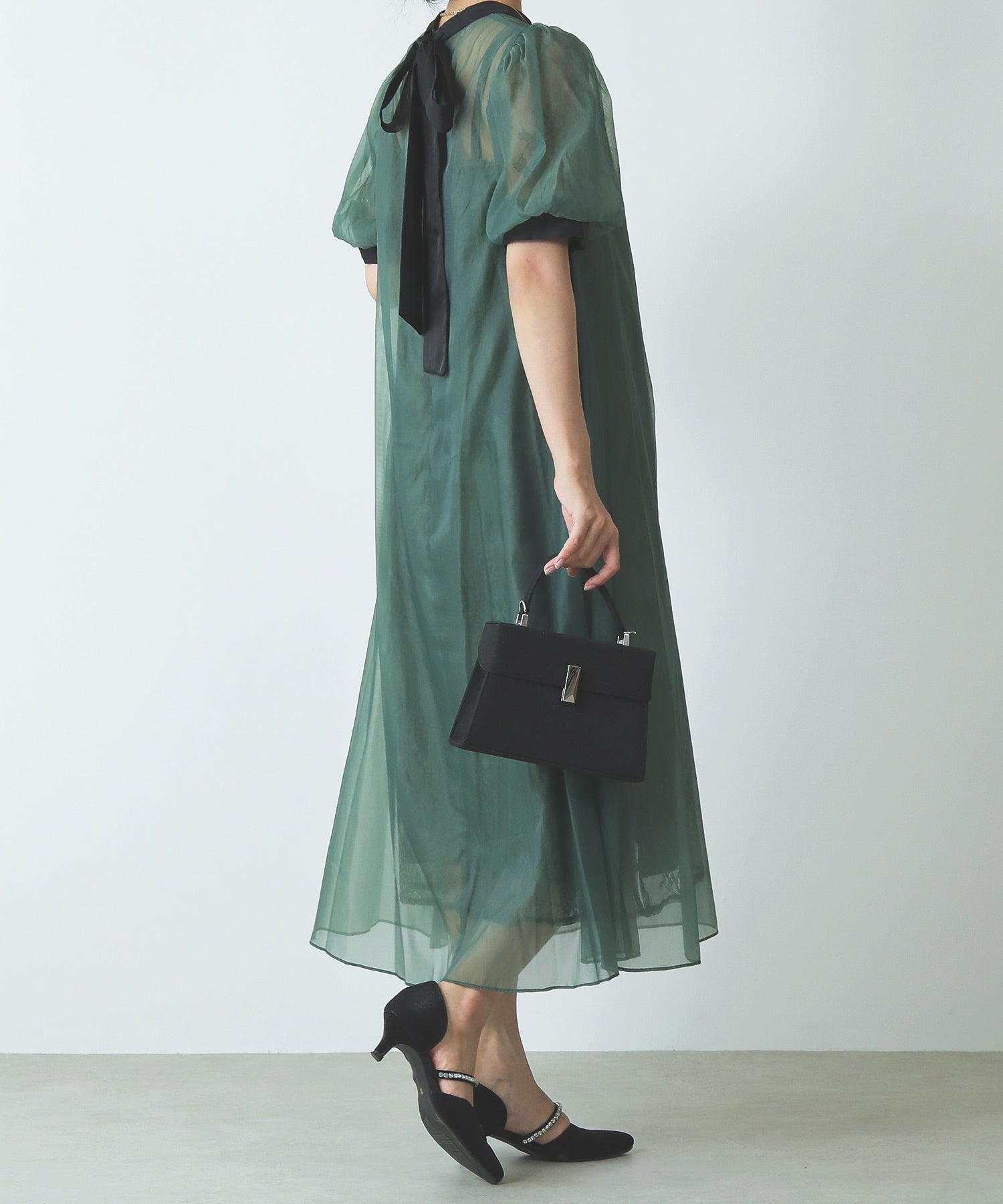 2WAY スクエア ショルダー ハンド パーティーバッグ