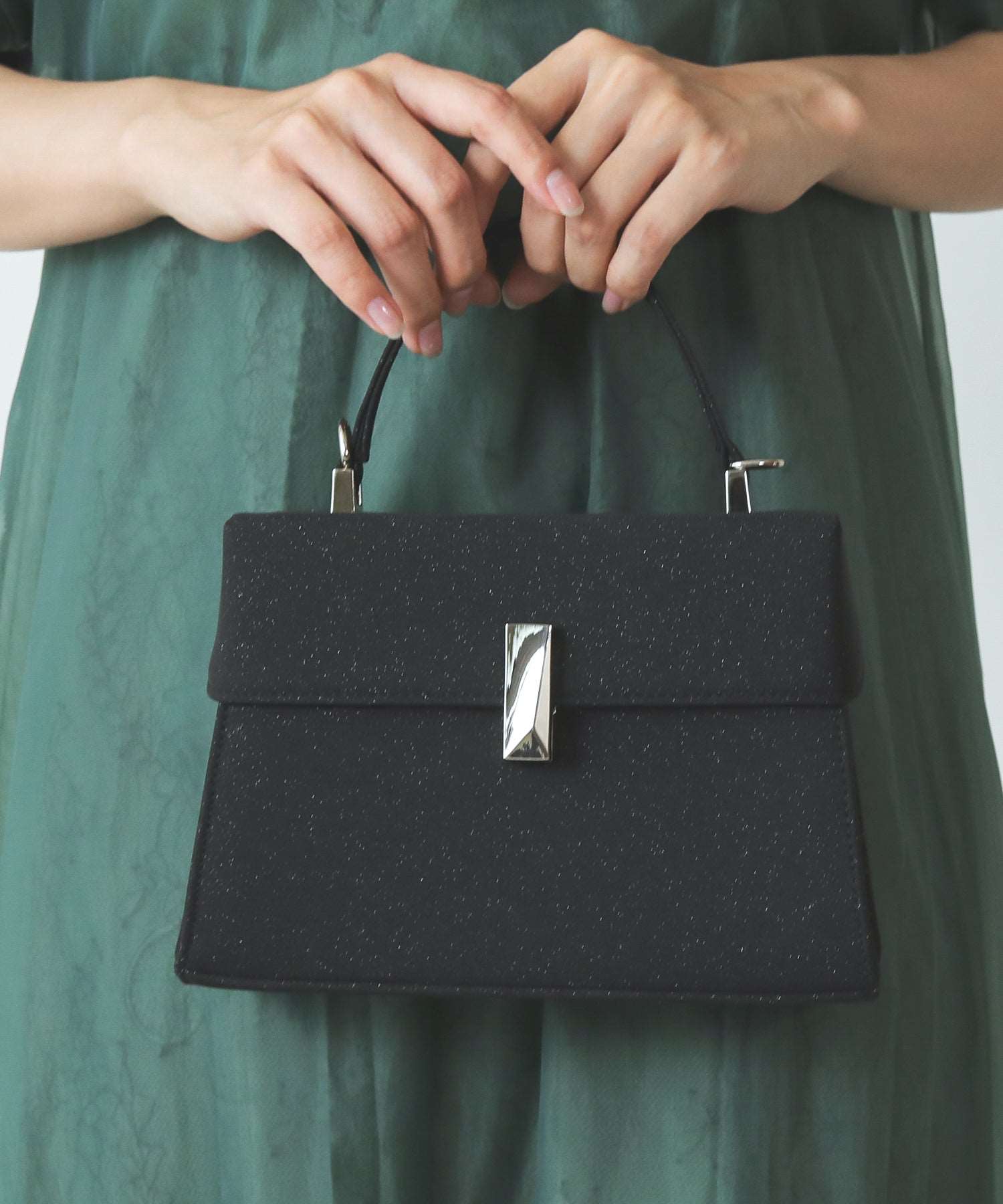 2WAY スクエア ショルダー ハンド パーティーバッグ