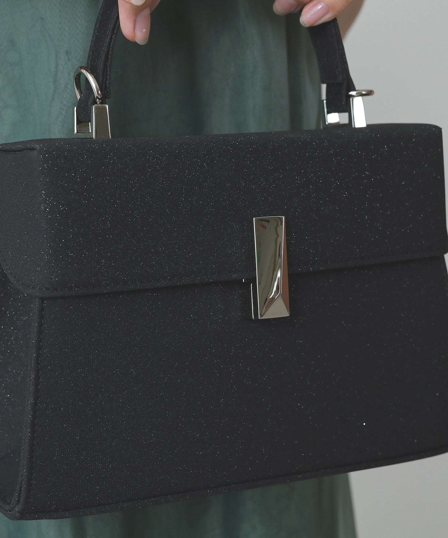 2WAY スクエア ショルダー ハンド パーティーバッグ