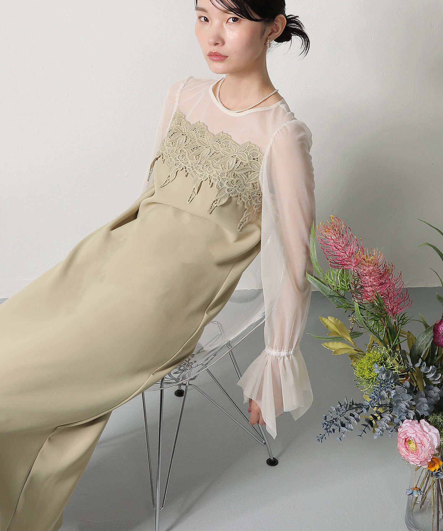 モデル身長:167㎝ 着用サイズ:M