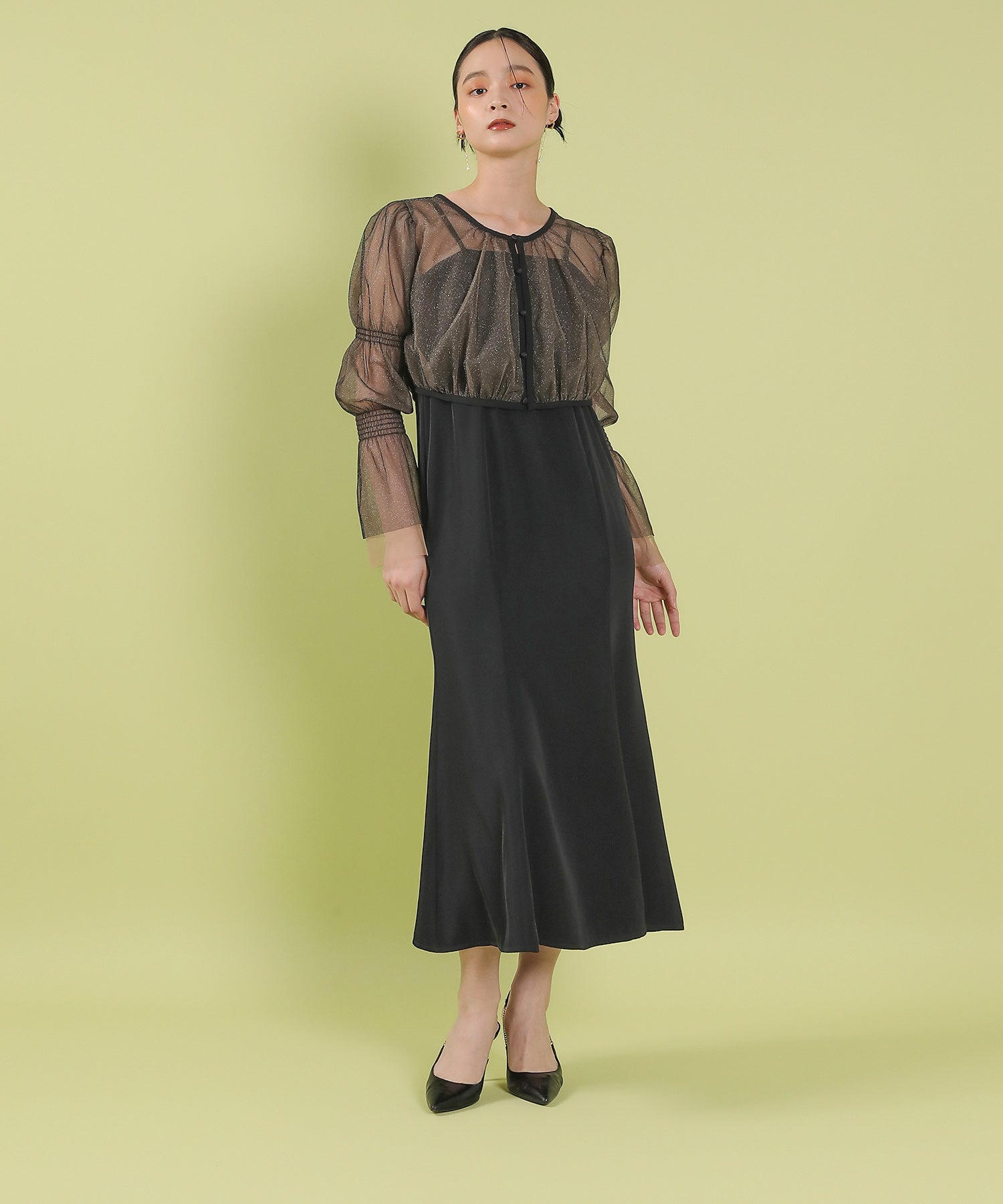 163cm / 着用 M / ブラック