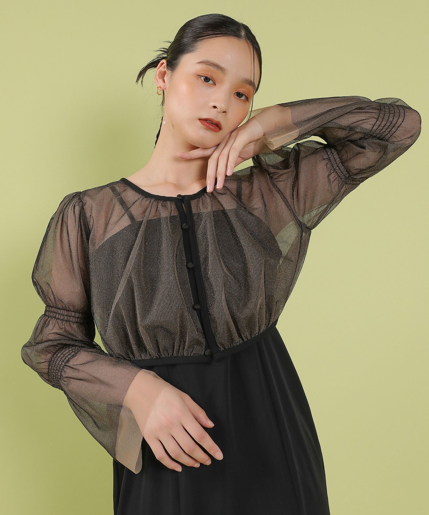 チュール ボレロ マーメイド ワンピース 2点セット ドレス