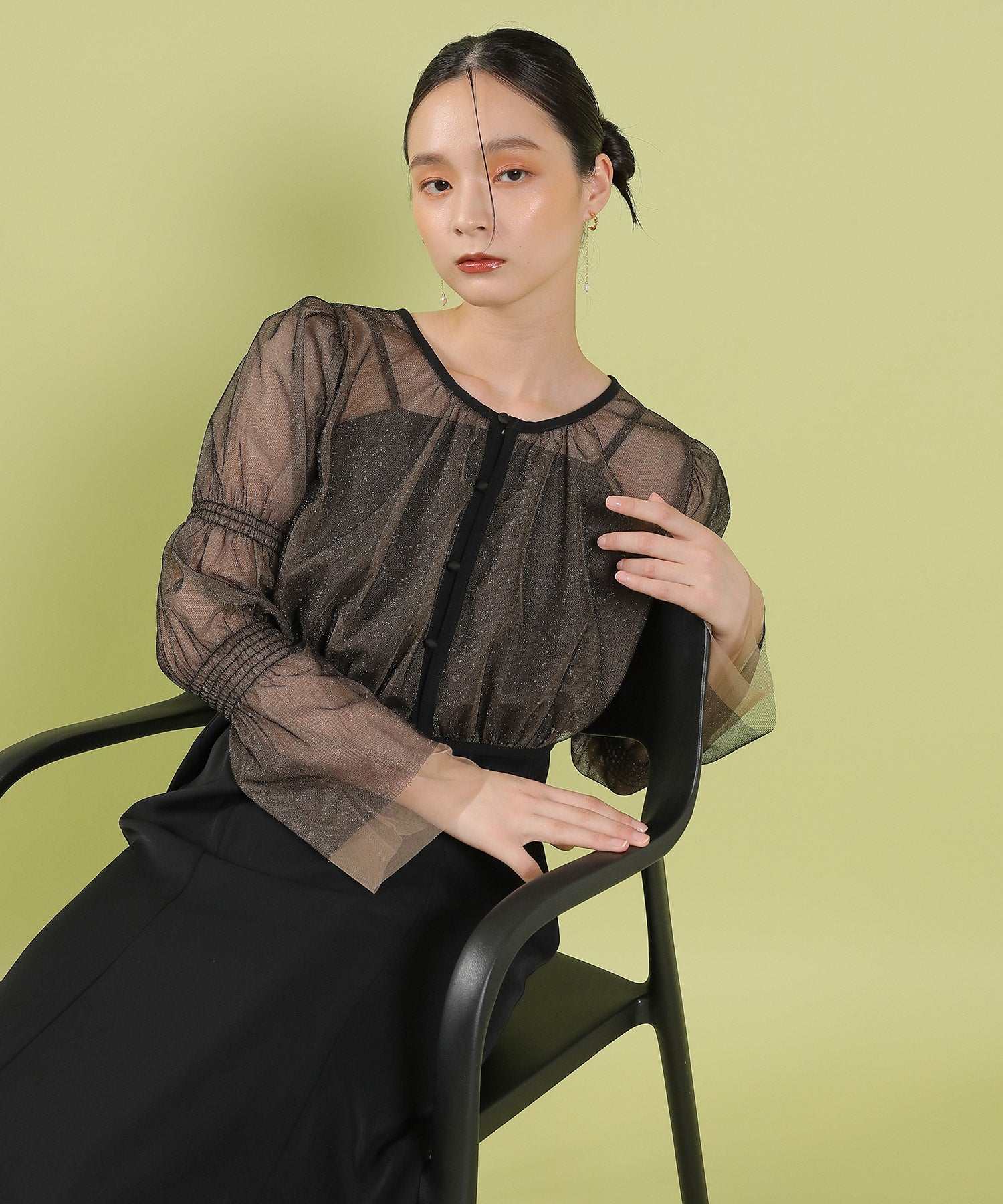 チュール ボレロ マーメイド ワンピース 2点セット ドレス