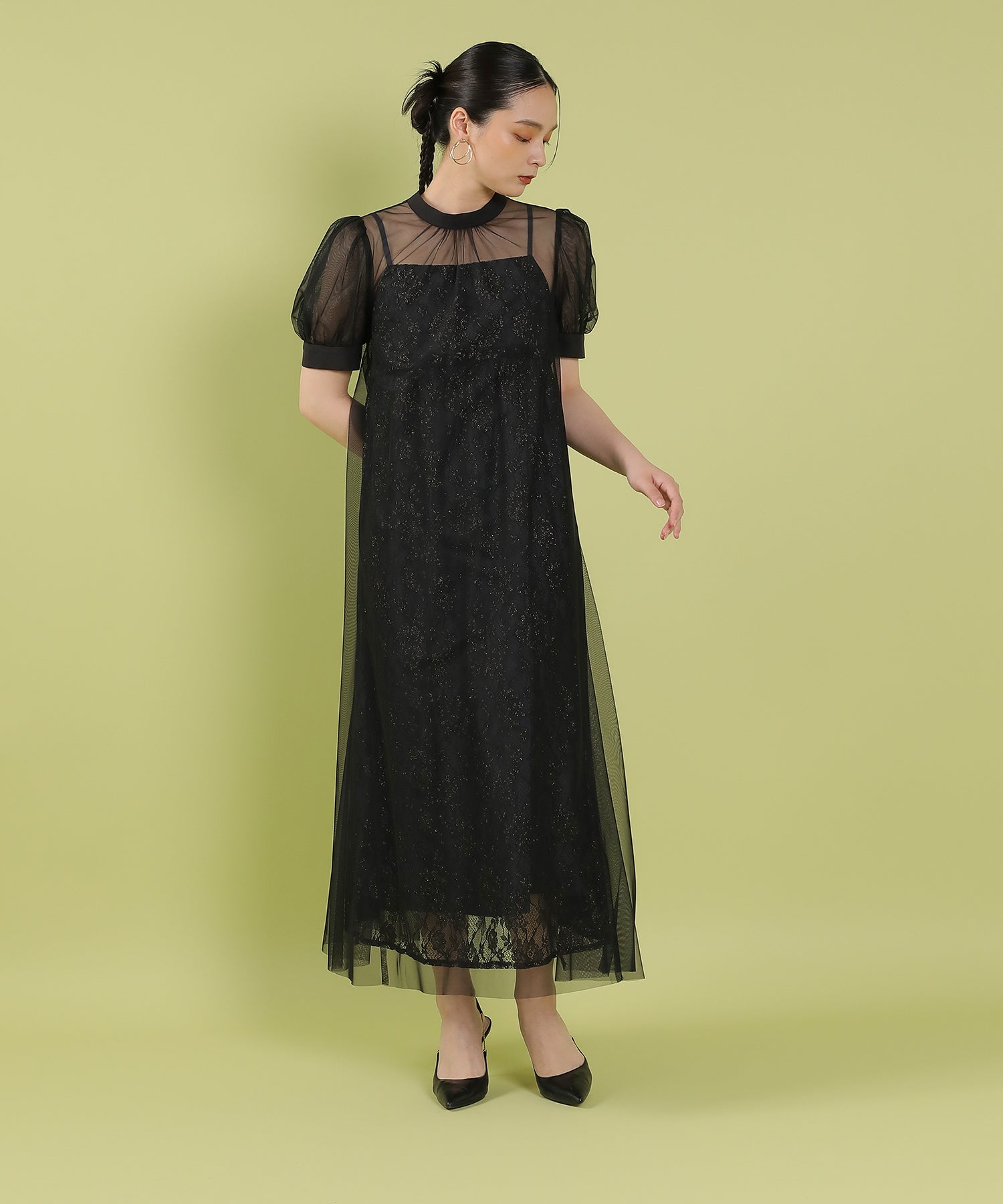 163cm / 着用 M / ブラック