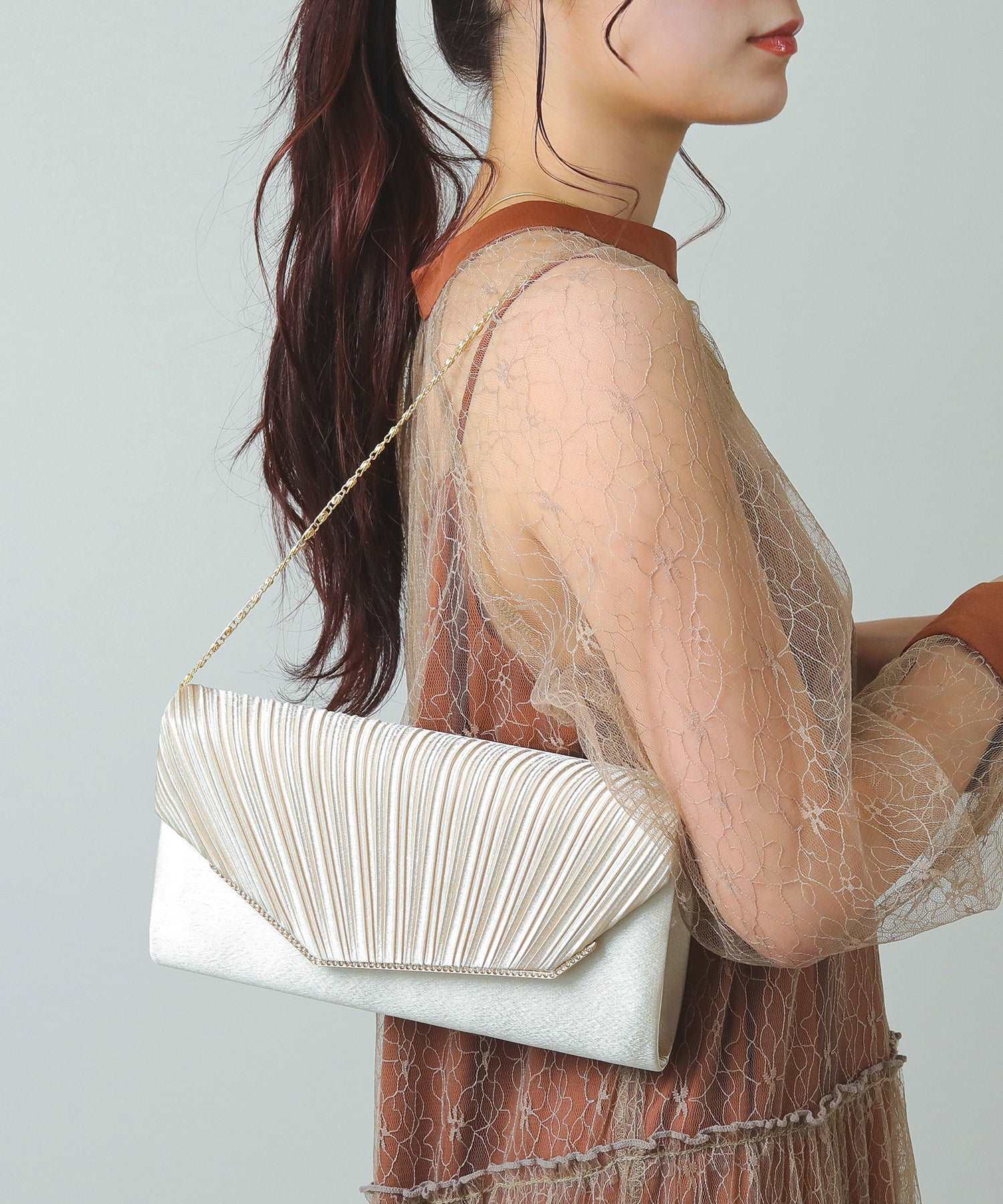 アシンメトリー2WAY パーティーバッグ