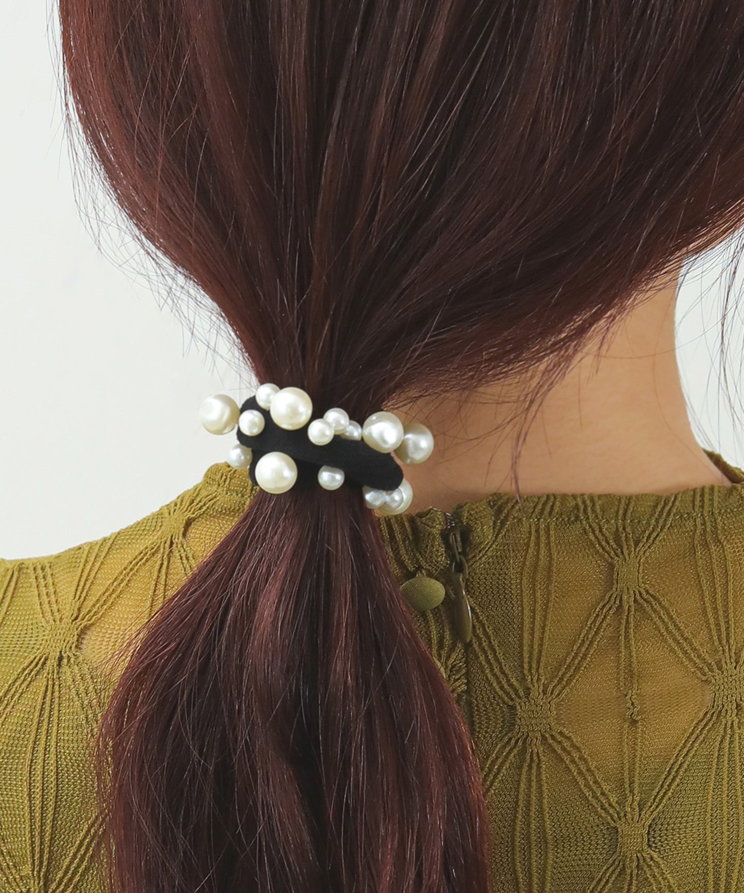 ランダム パール ヘアゴム