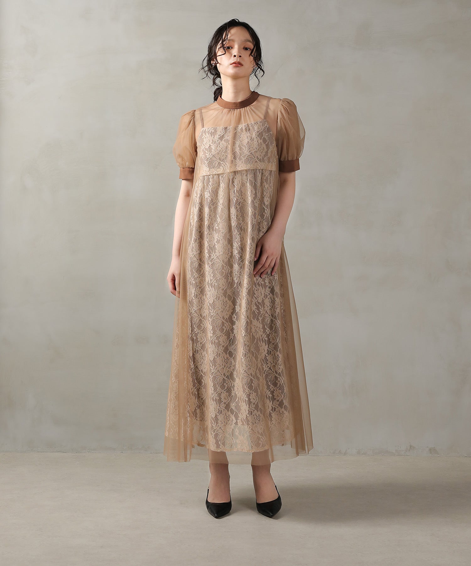 163cm / 着用 M / モカ