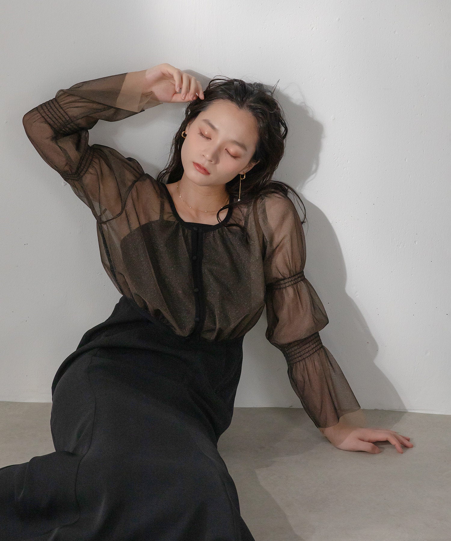 チュール ボレロ マーメイド ワンピース 2点セット ドレス