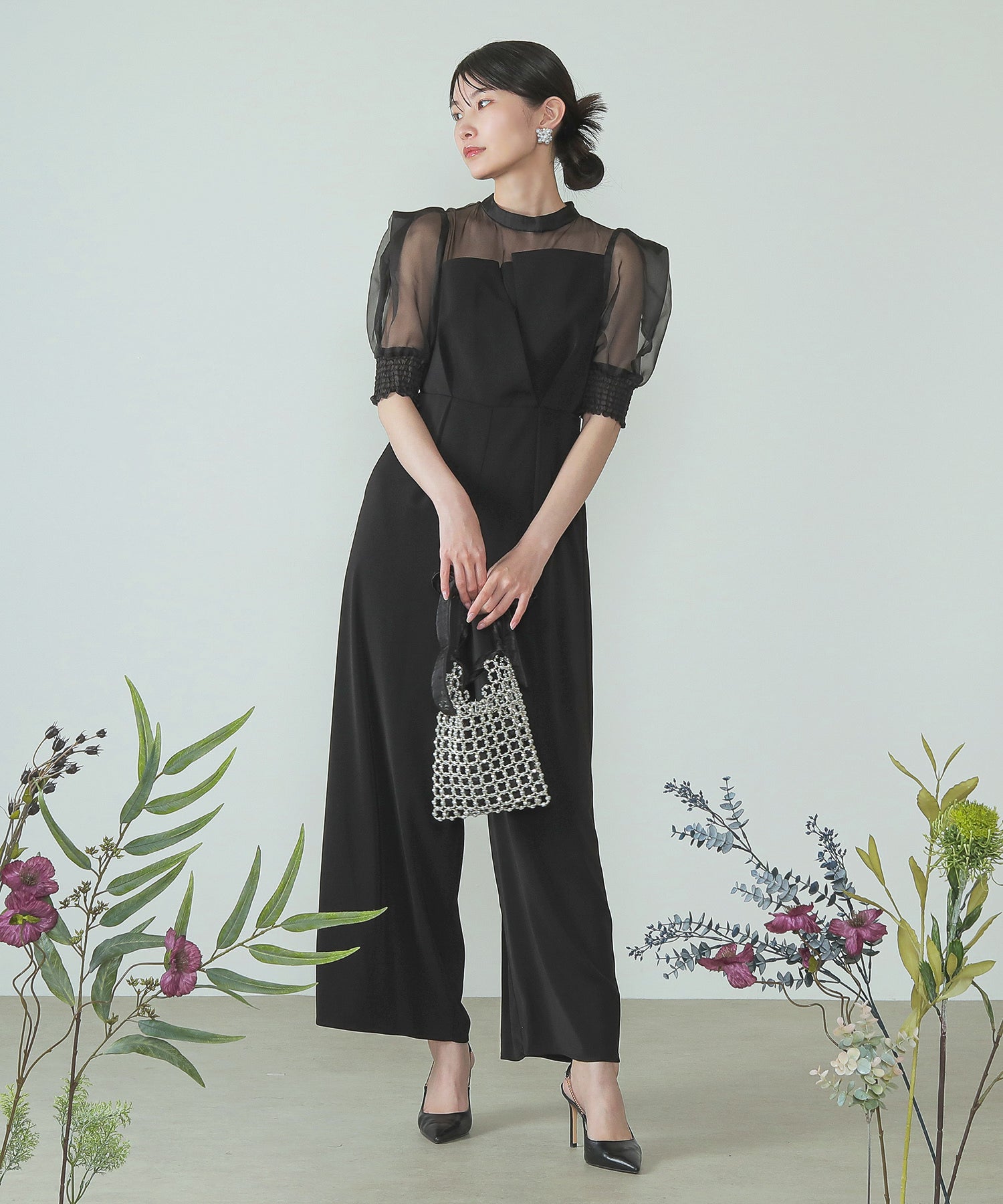 身長 167cm / 着用サイズ M / ブラック