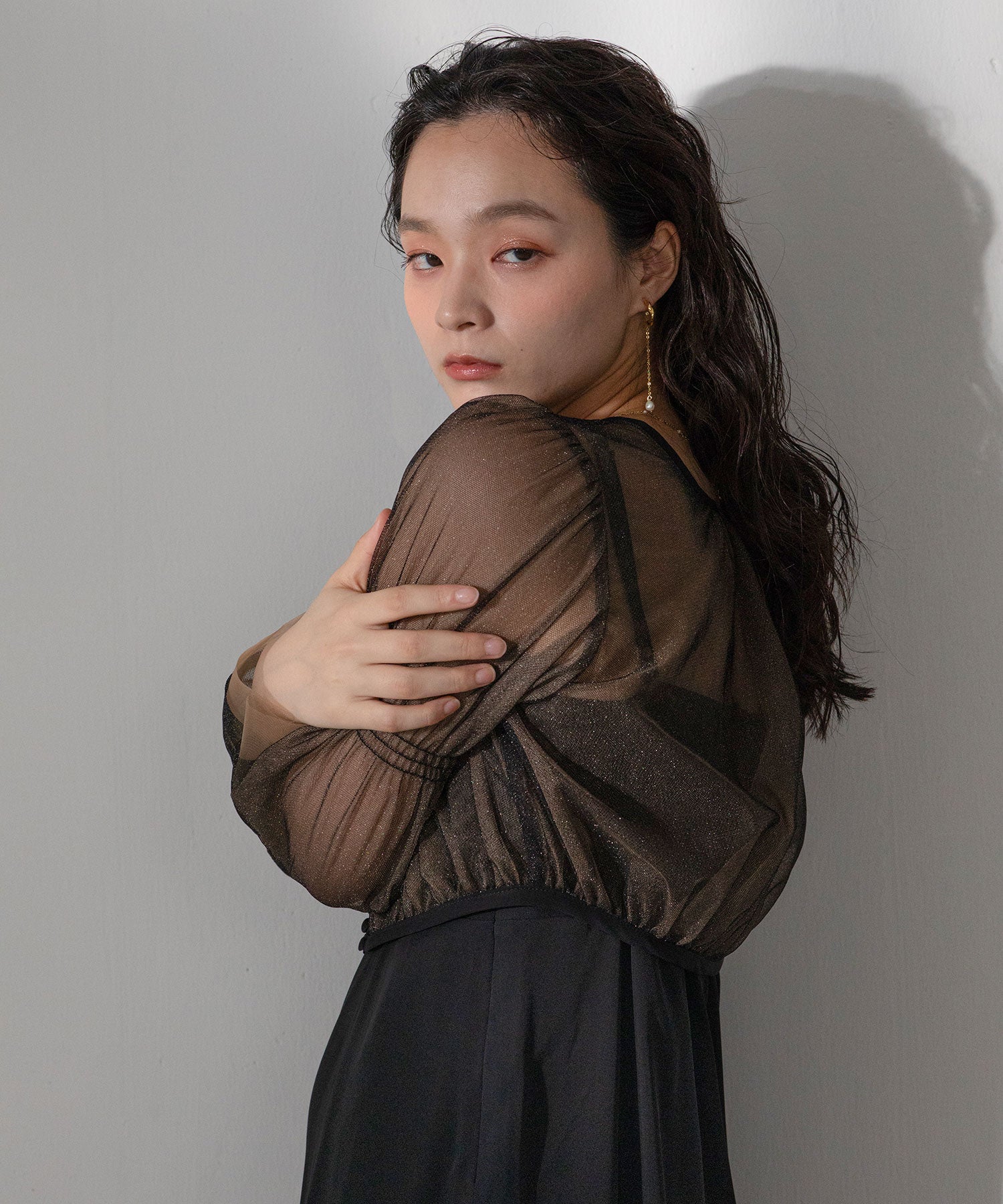 チュール ボレロ マーメイド ワンピース 2点セット ドレス