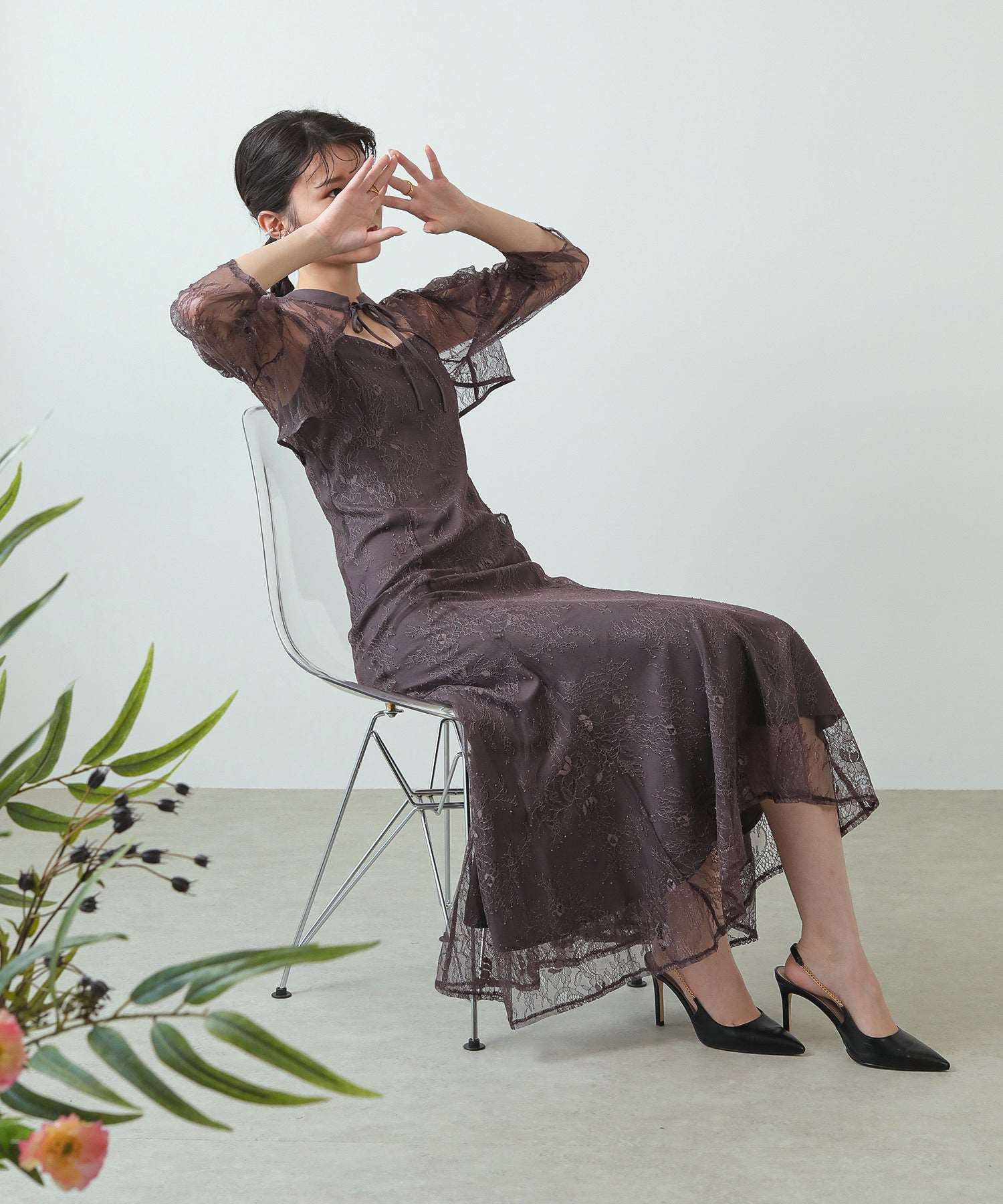 3way レースボレロセット 結婚式 オケージョン ドレス