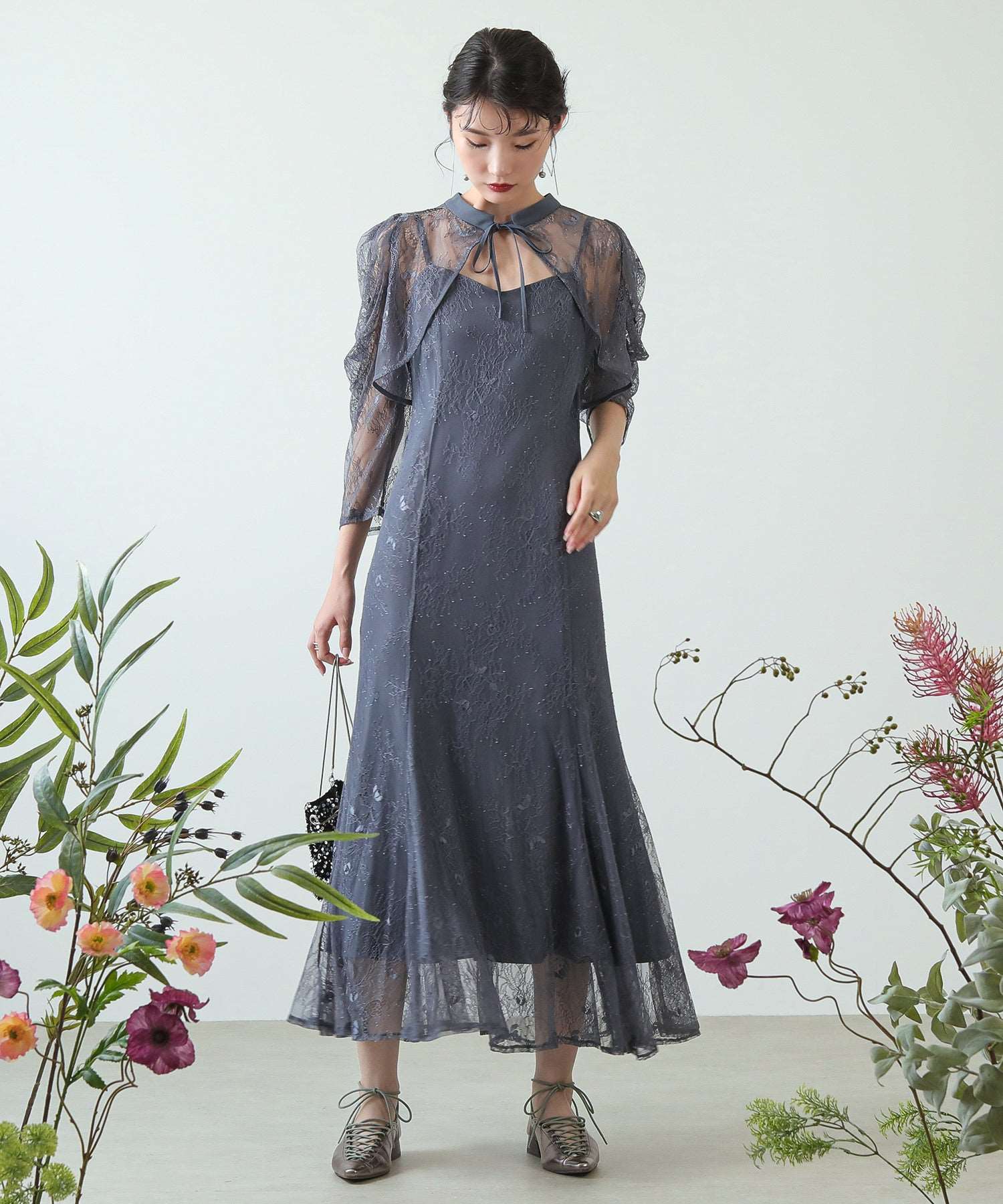 167cm / 着用 M / ブルー