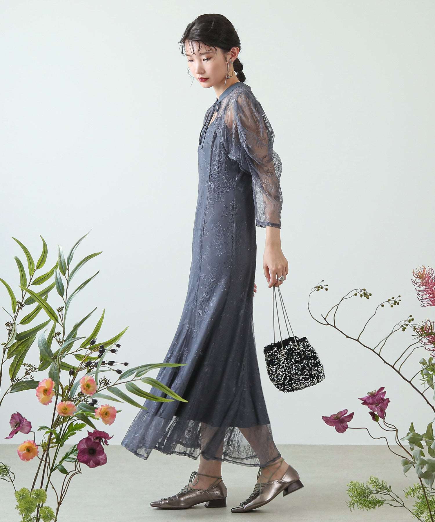 3way レースボレロセット 結婚式 オケージョン ドレス