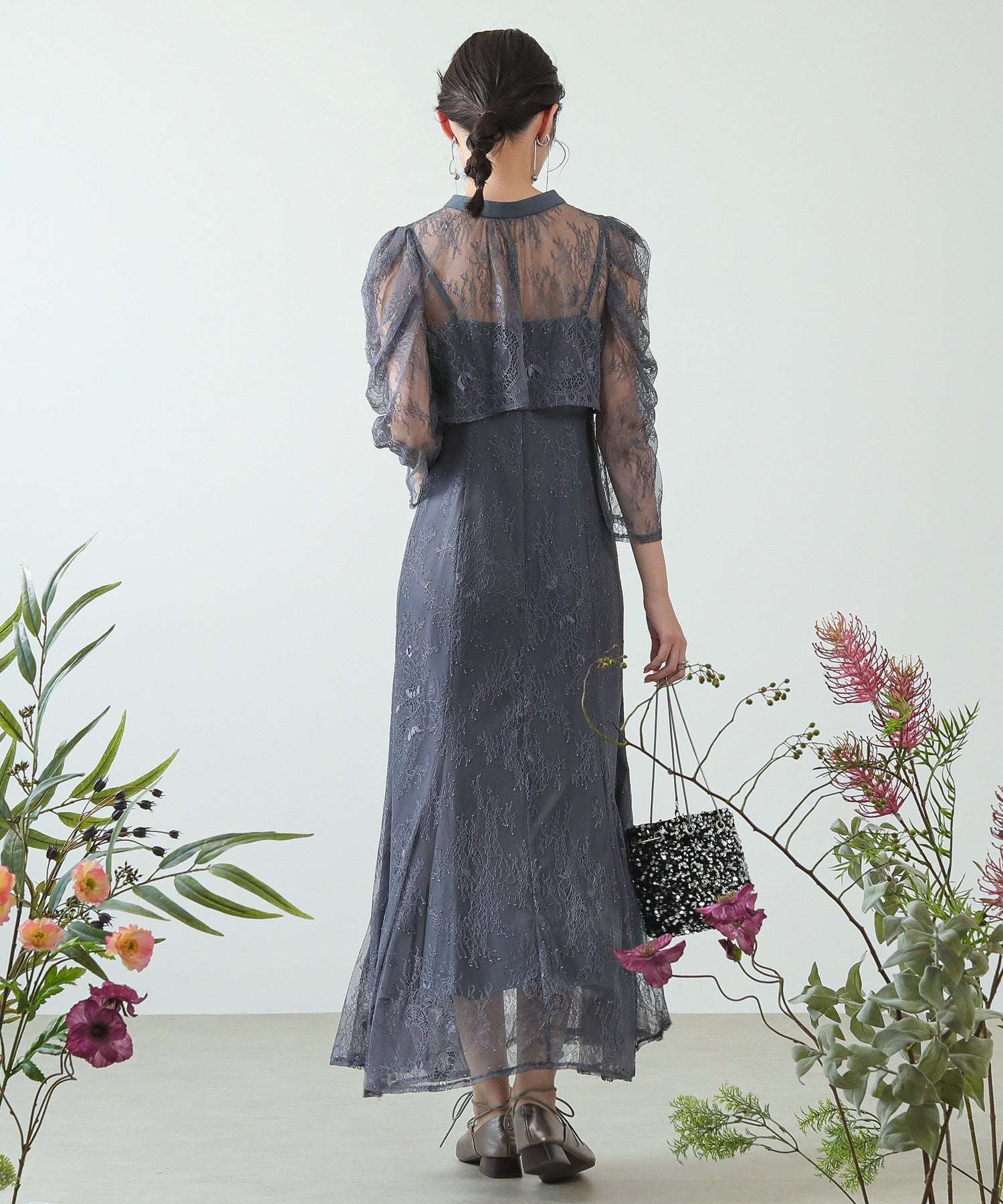 3way レースボレロセット 結婚式 オケージョン ドレス