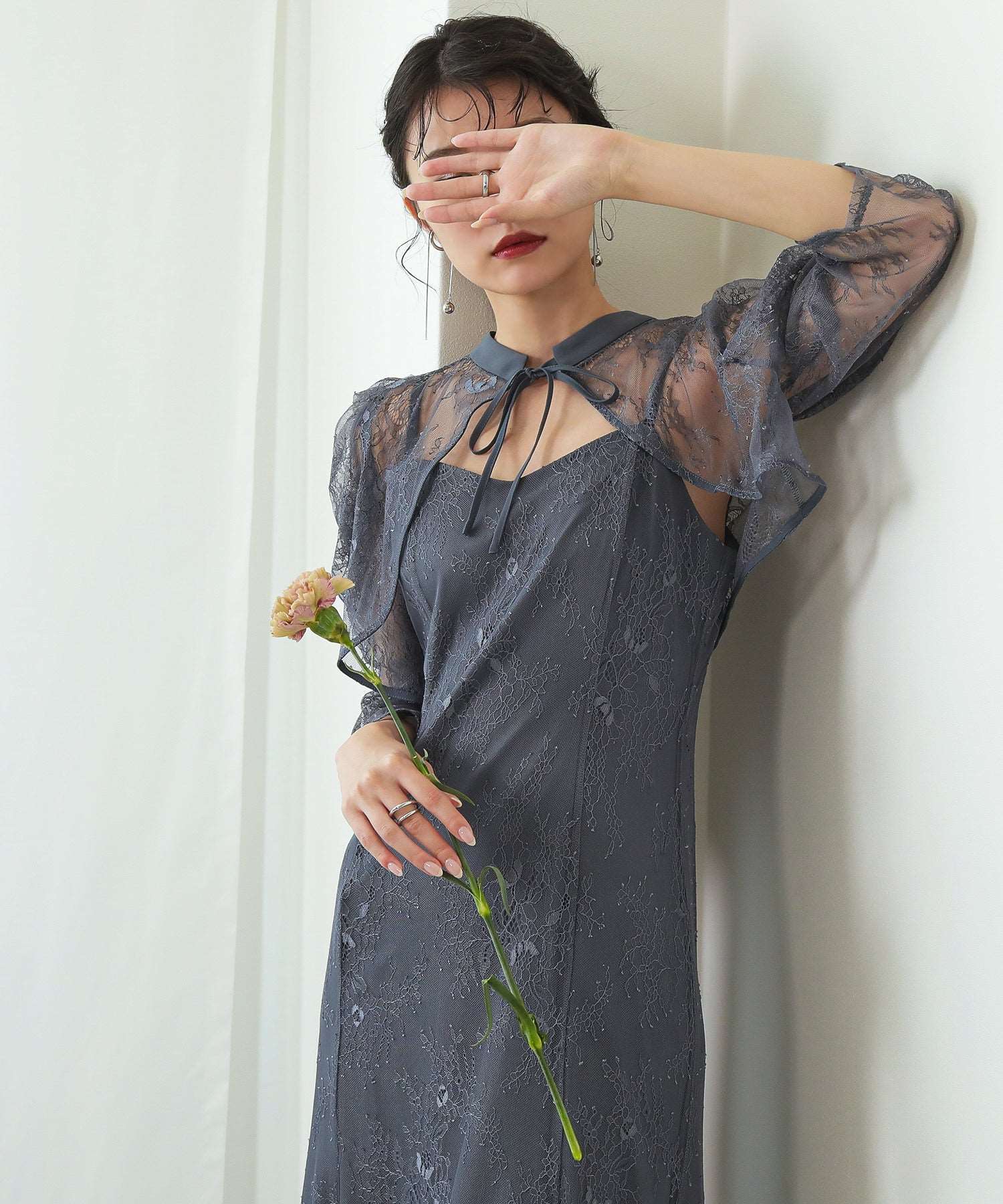 3way レースボレロセット 結婚式 オケージョン ドレス