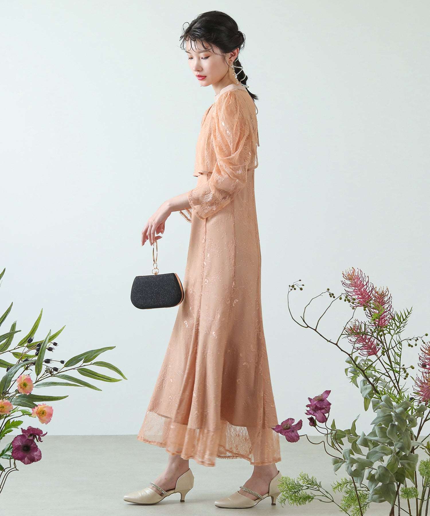 3way レースボレロセット 結婚式 オケージョン ドレス