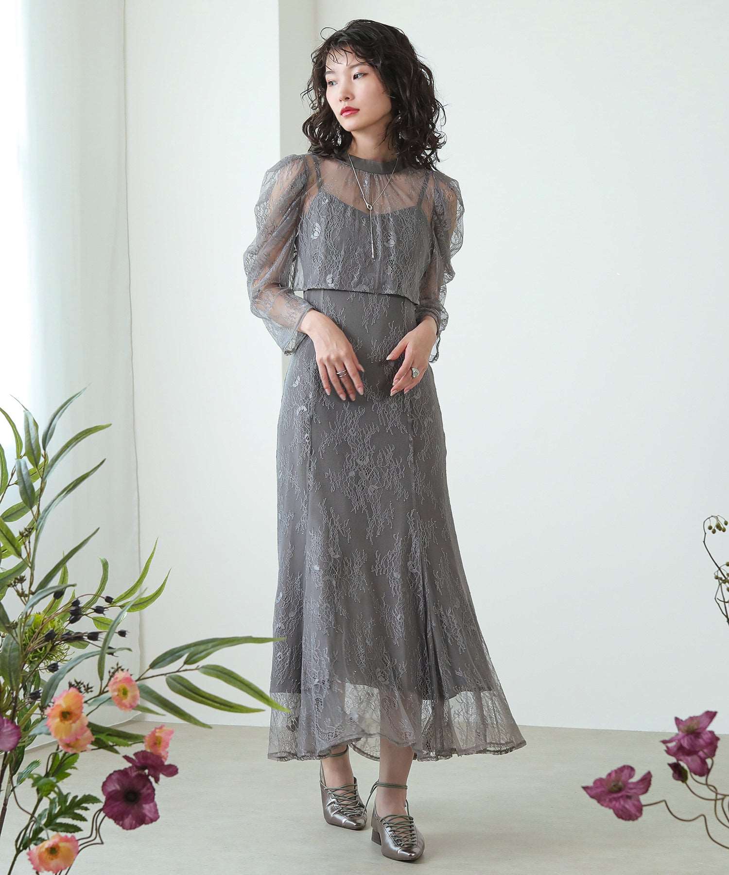 身長 167cm / 着用 M / グレー