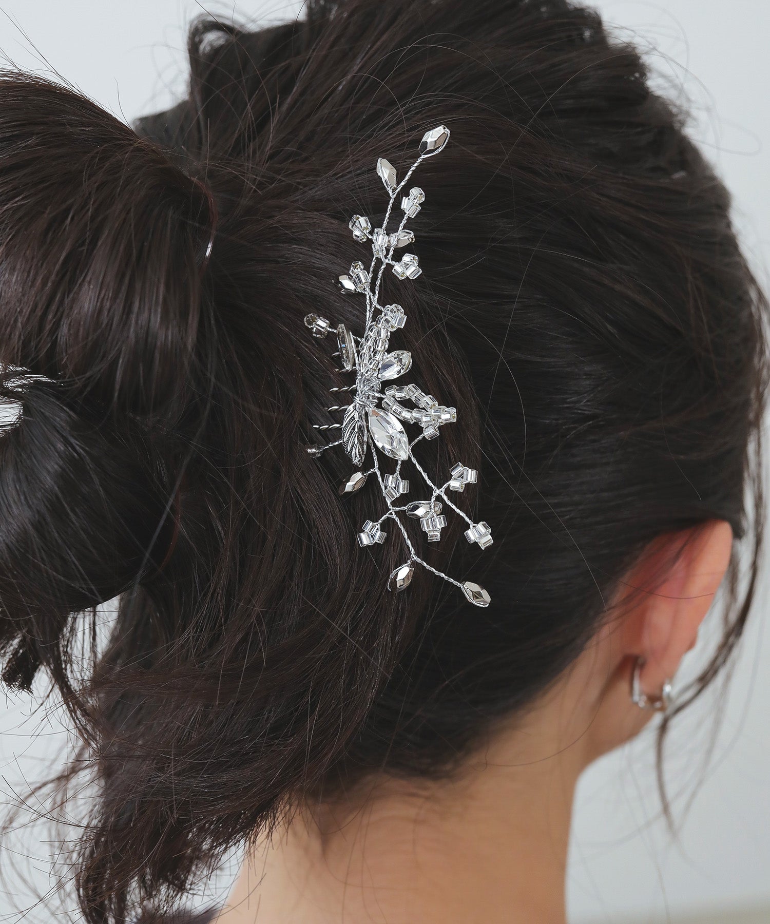 ビーズ ビジュー ボタニカル コーム