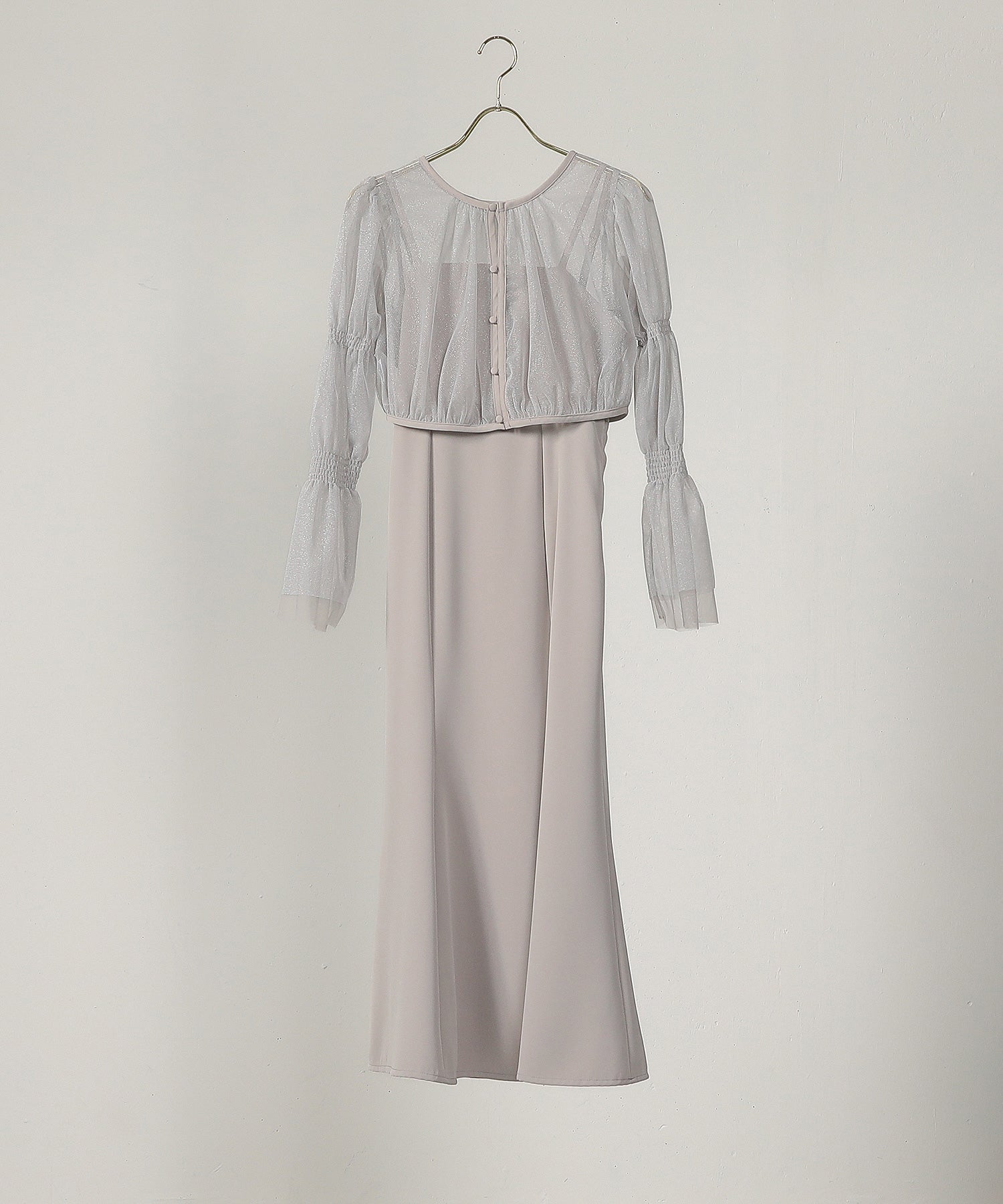 チュール ボレロ マーメイド ワンピース 2点セット ドレス