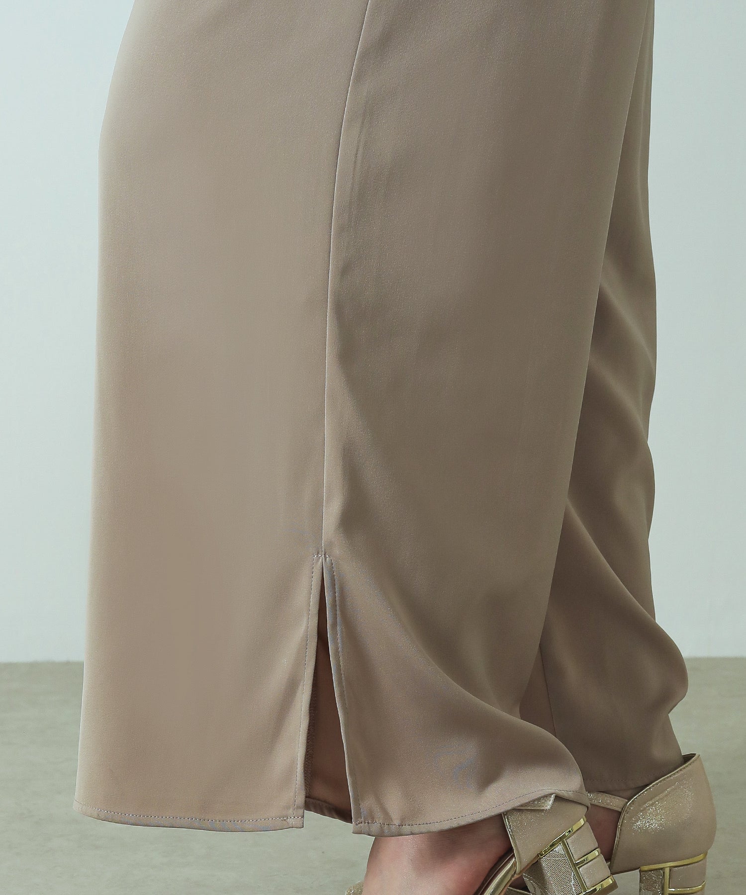 シアーボックススリーブ オケージョン パンツドレス 結婚式ドレス