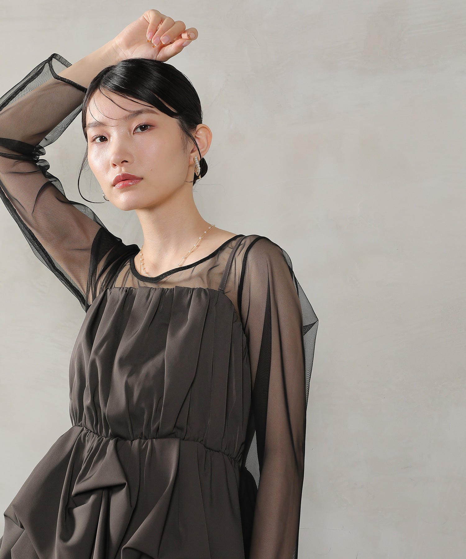 レーストップス キャミビスチェ パンツドレス 3点セット 結婚式