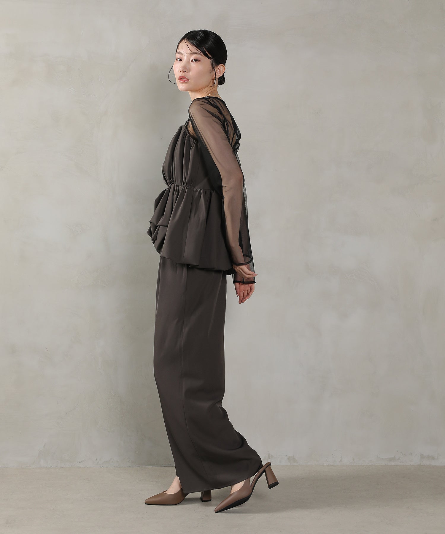 レーストップス キャミビスチェ パンツドレス 3点セット 結婚式