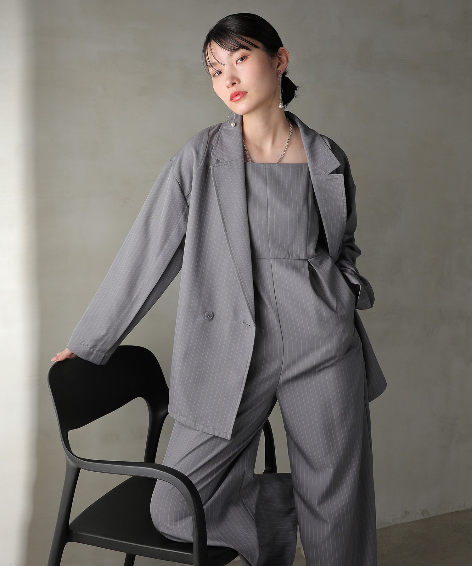 ジャケット セットアップ パンツドレス パーティー