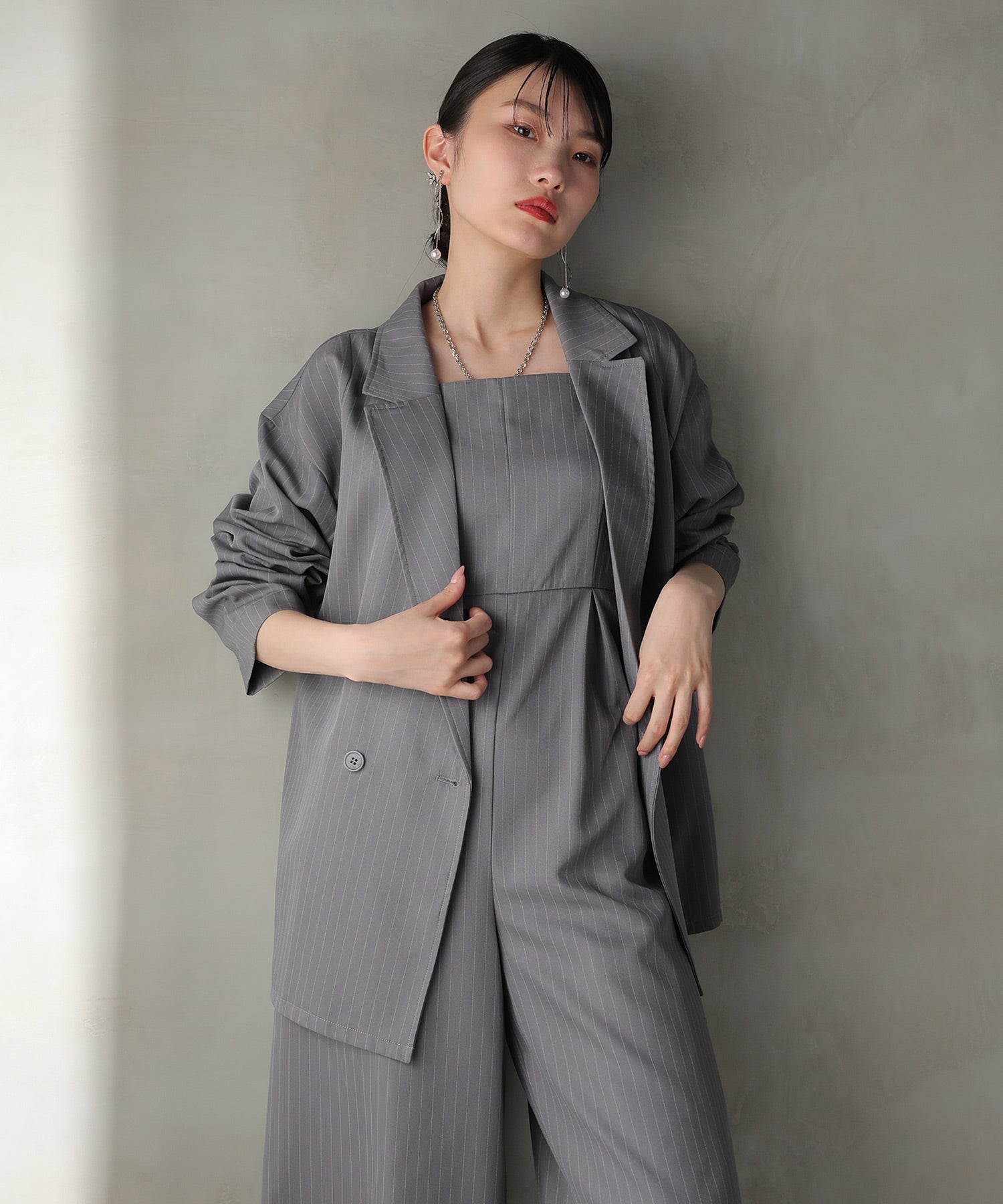 ジャケット セットアップ パンツドレス パーティー