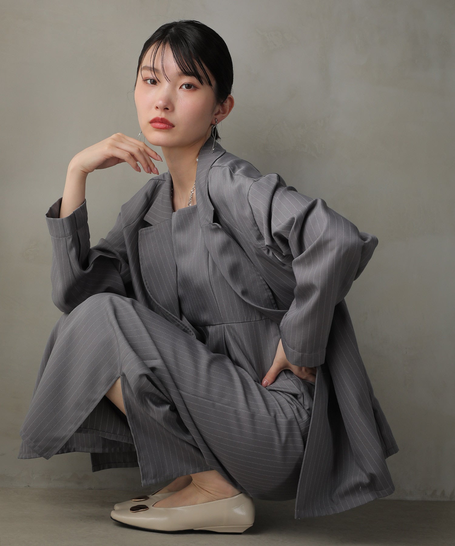 ジャケット セットアップ パンツドレス パーティー