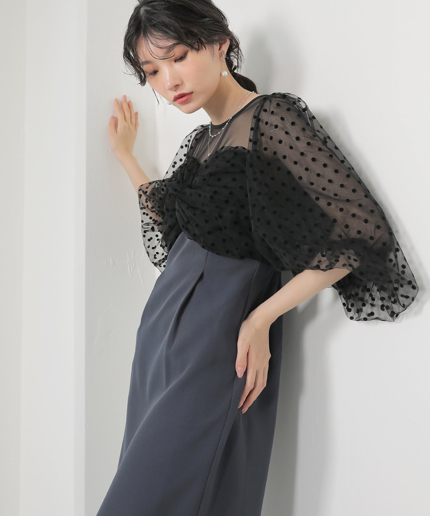 モデル身長:167cm 着用サイズ:M