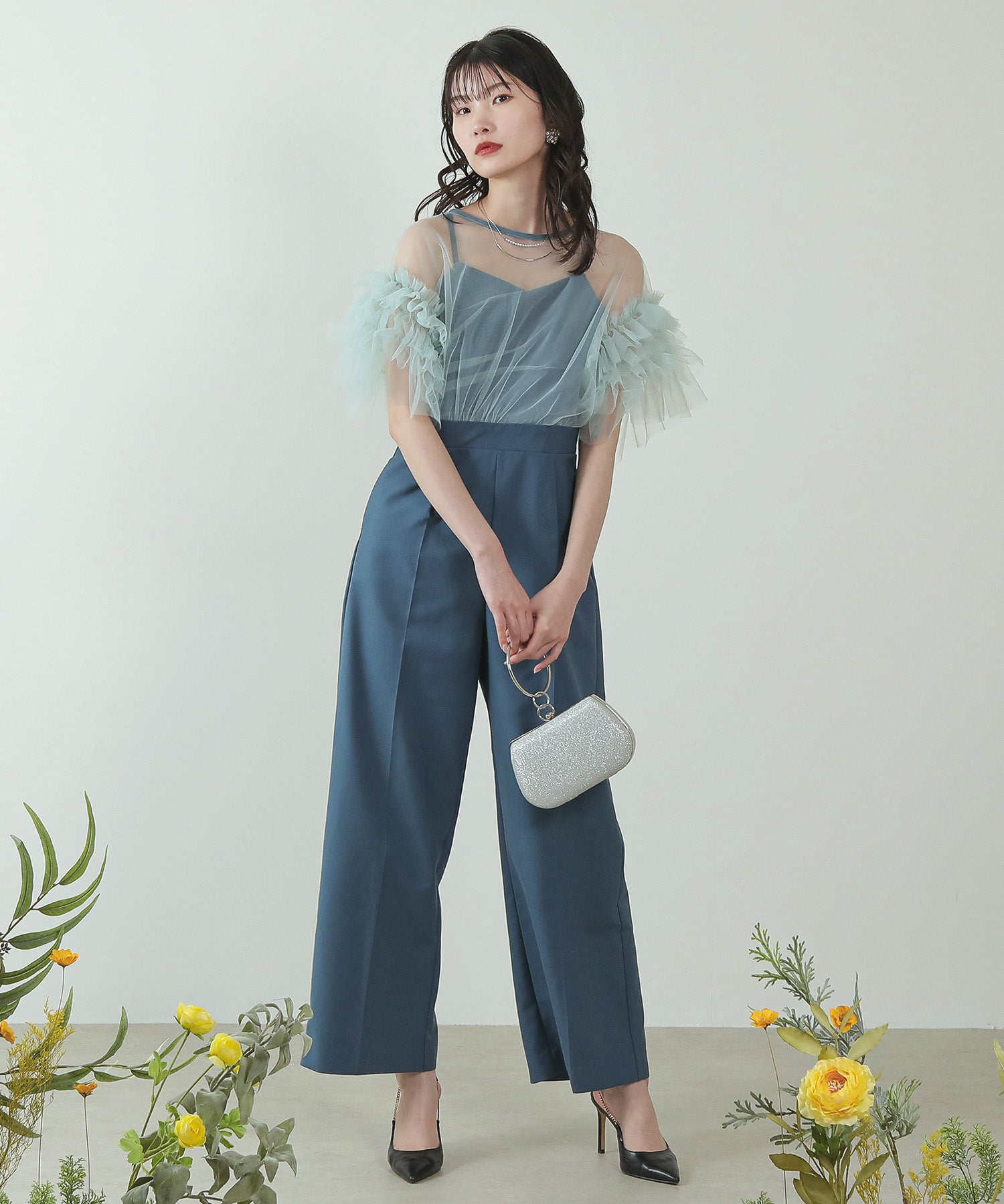 身長 167cm / 着用サイズ M / ブルー