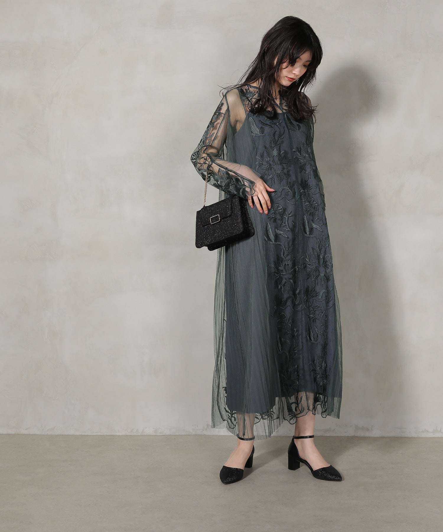 身長 167cm / 着用サイズ M / グリーン