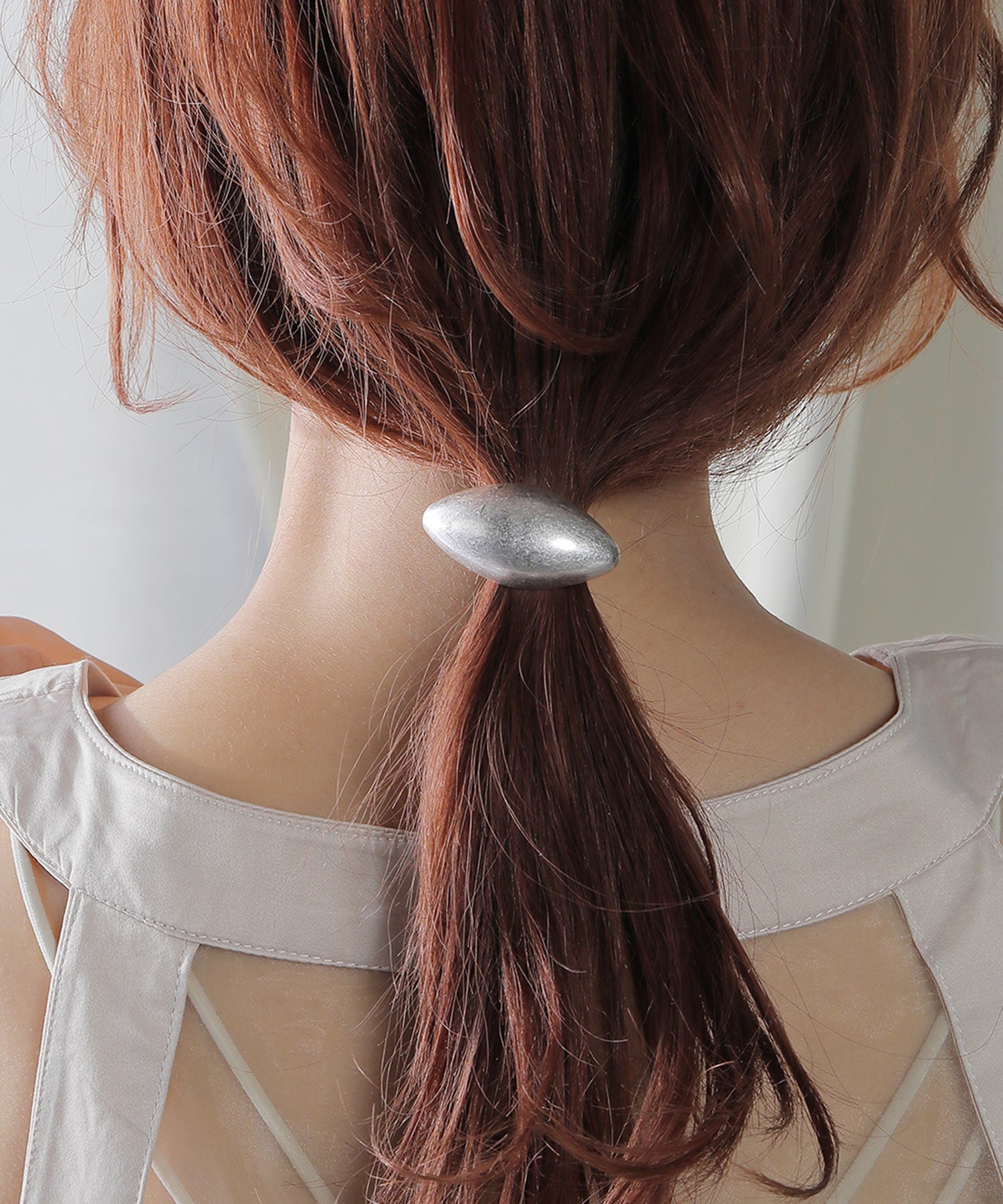 ぷっくり ひし形 マット ヘアゴム