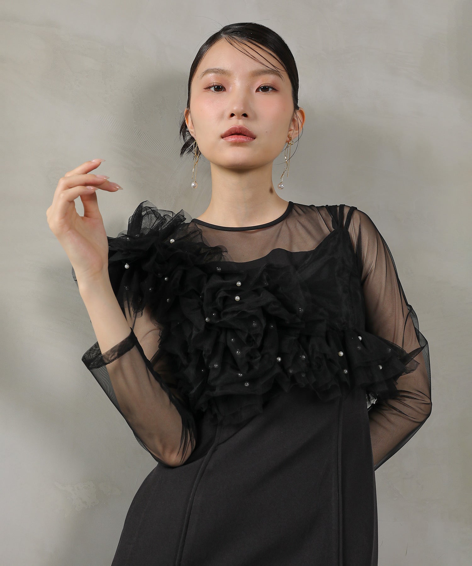 167cm / 着用 M / ブラック