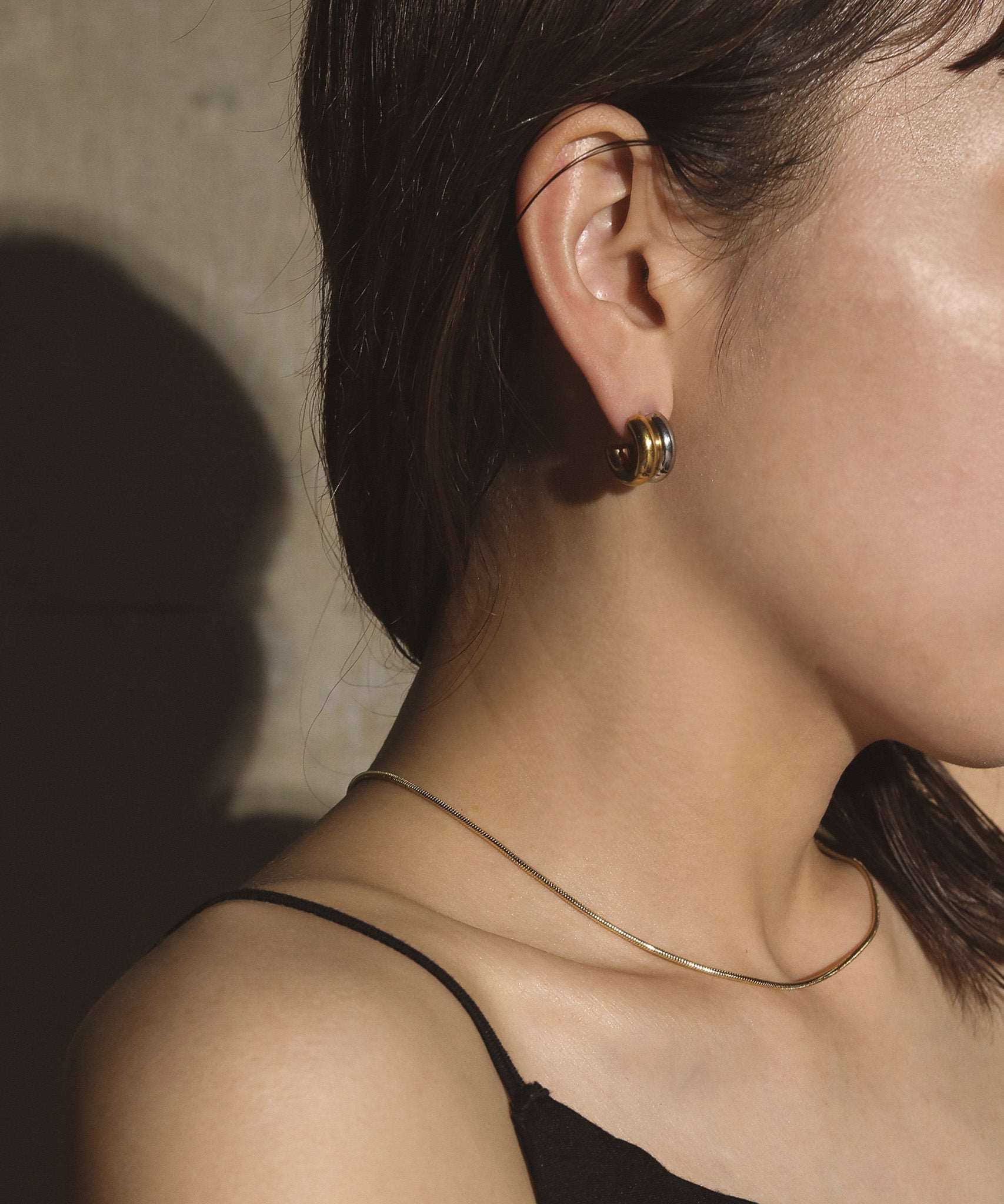 2連風 ミニループ デザイン サージカル ピアス