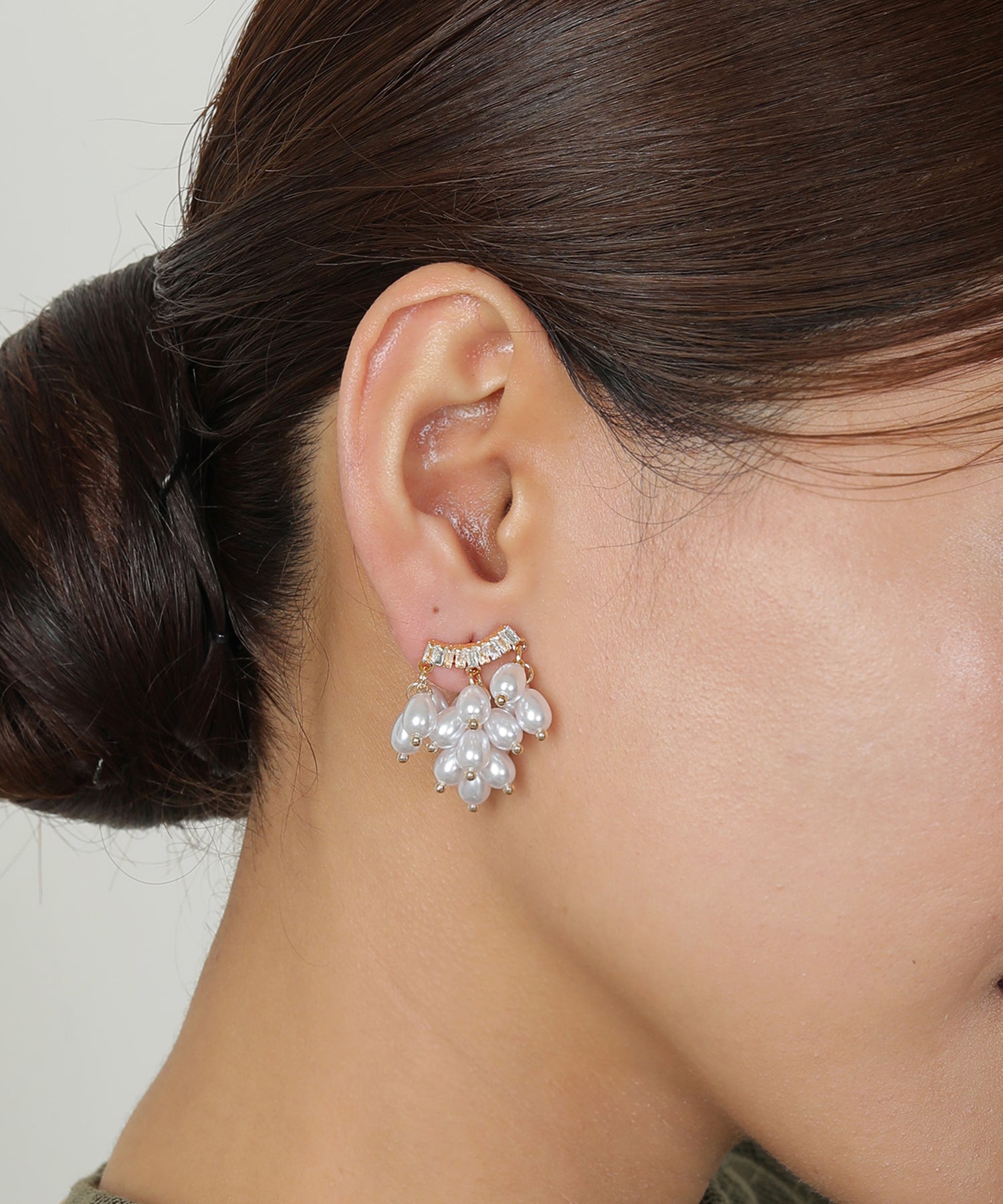 パール シャンデリア ピアス 結婚式 パーティー