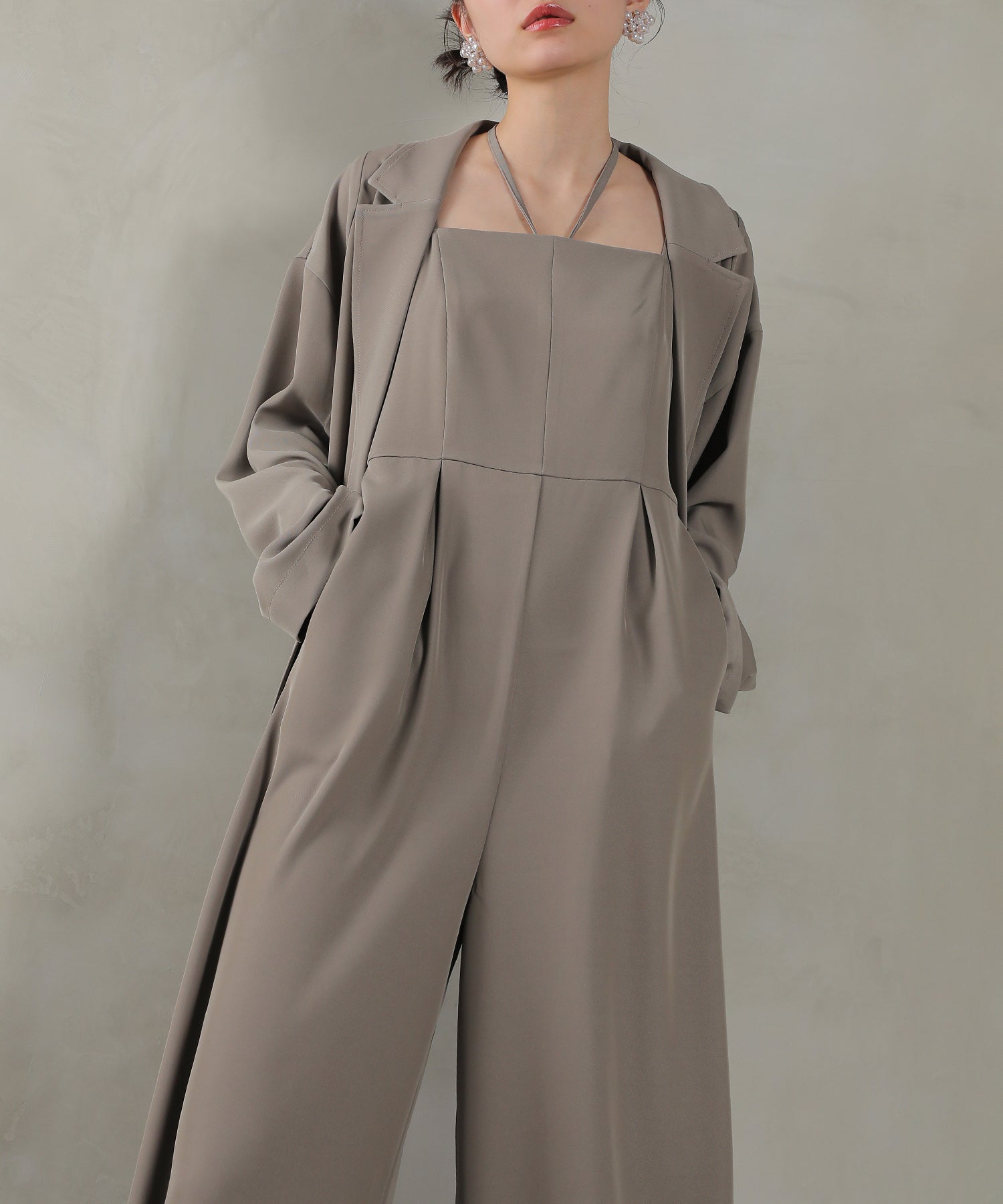 ジャケット セットアップ パンツドレス パーティー